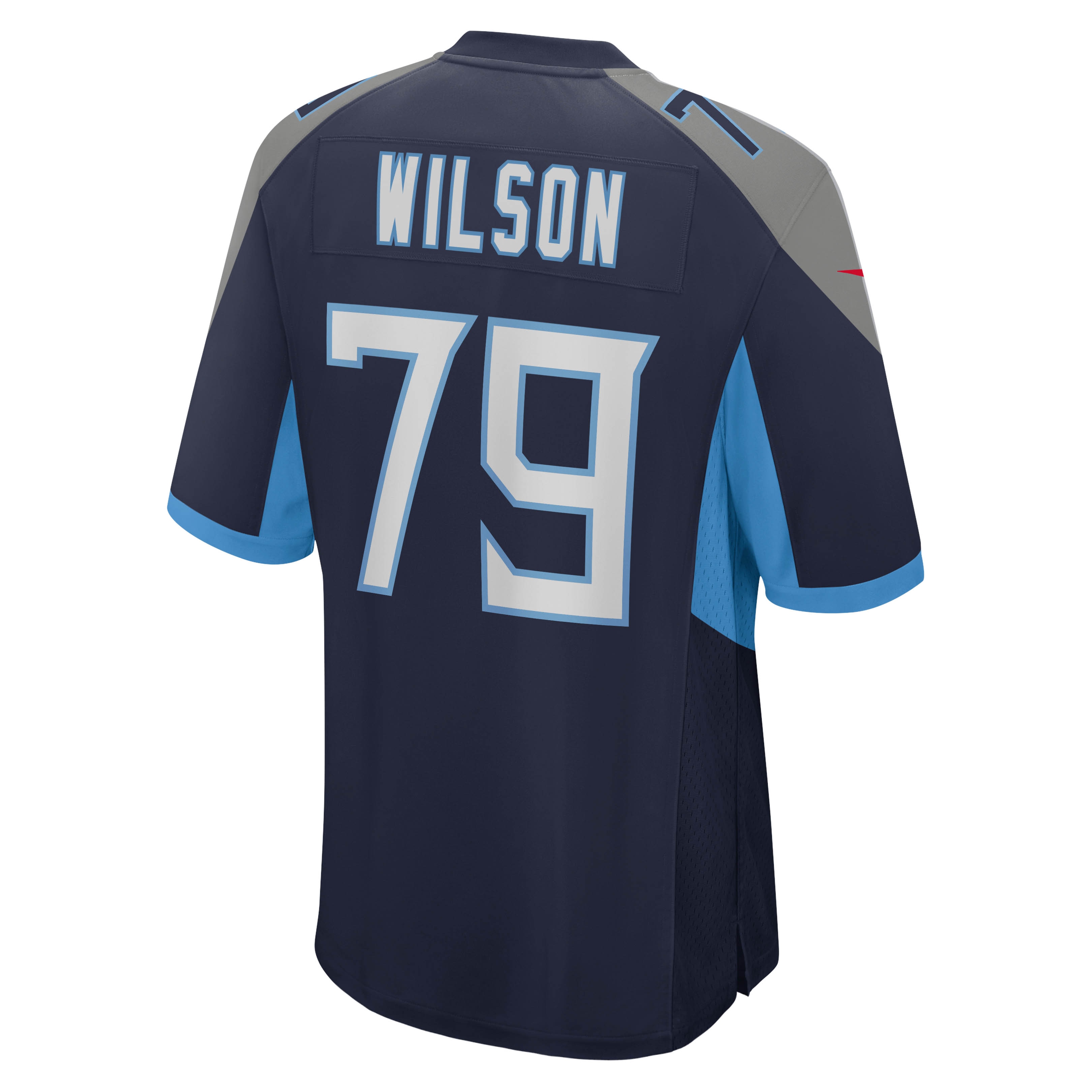 Isaiah Wilson Tennessee TitansGame Jersey - Navy