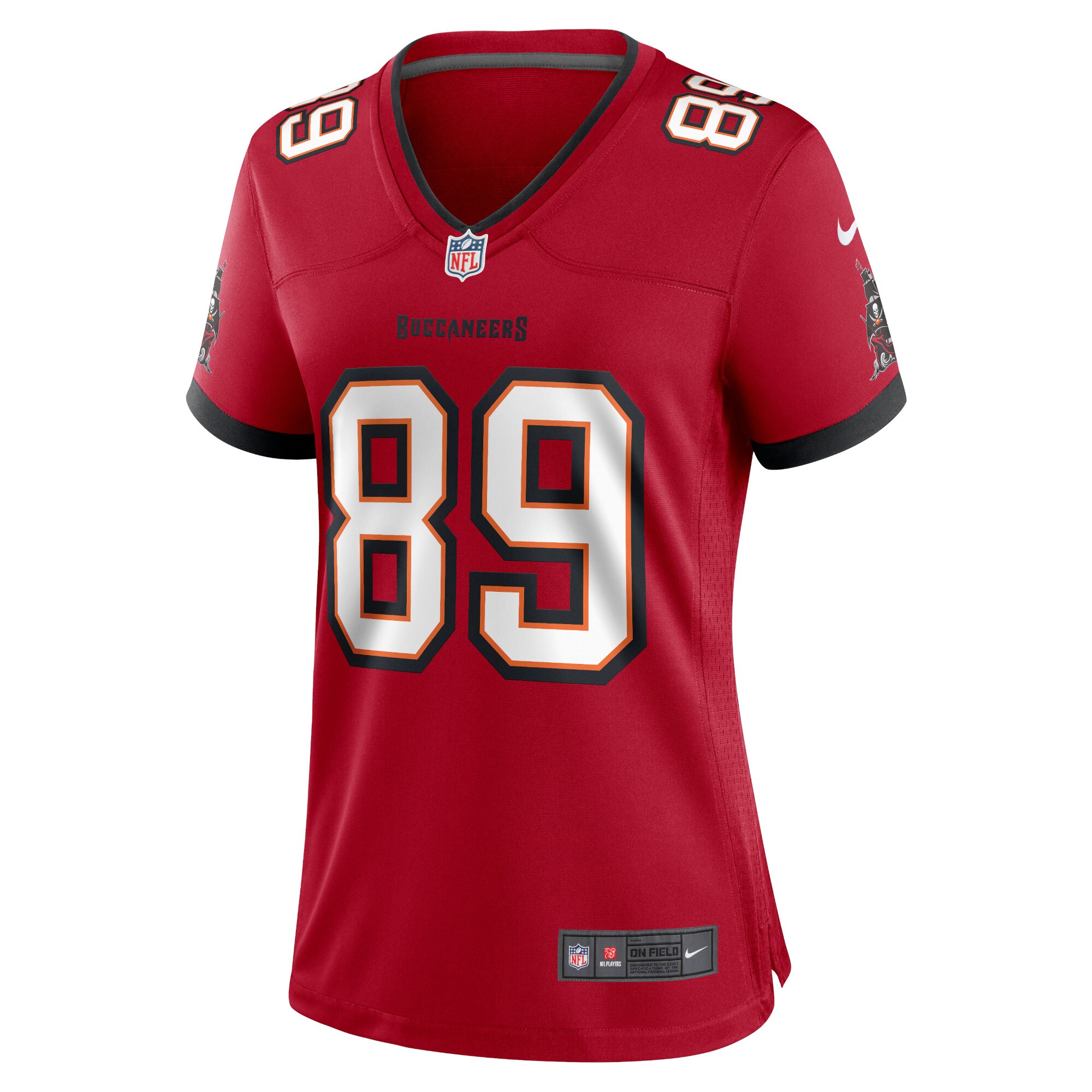 David Wells Tampa Bay Buccaneers Women's Home Game Player Jersey - Red