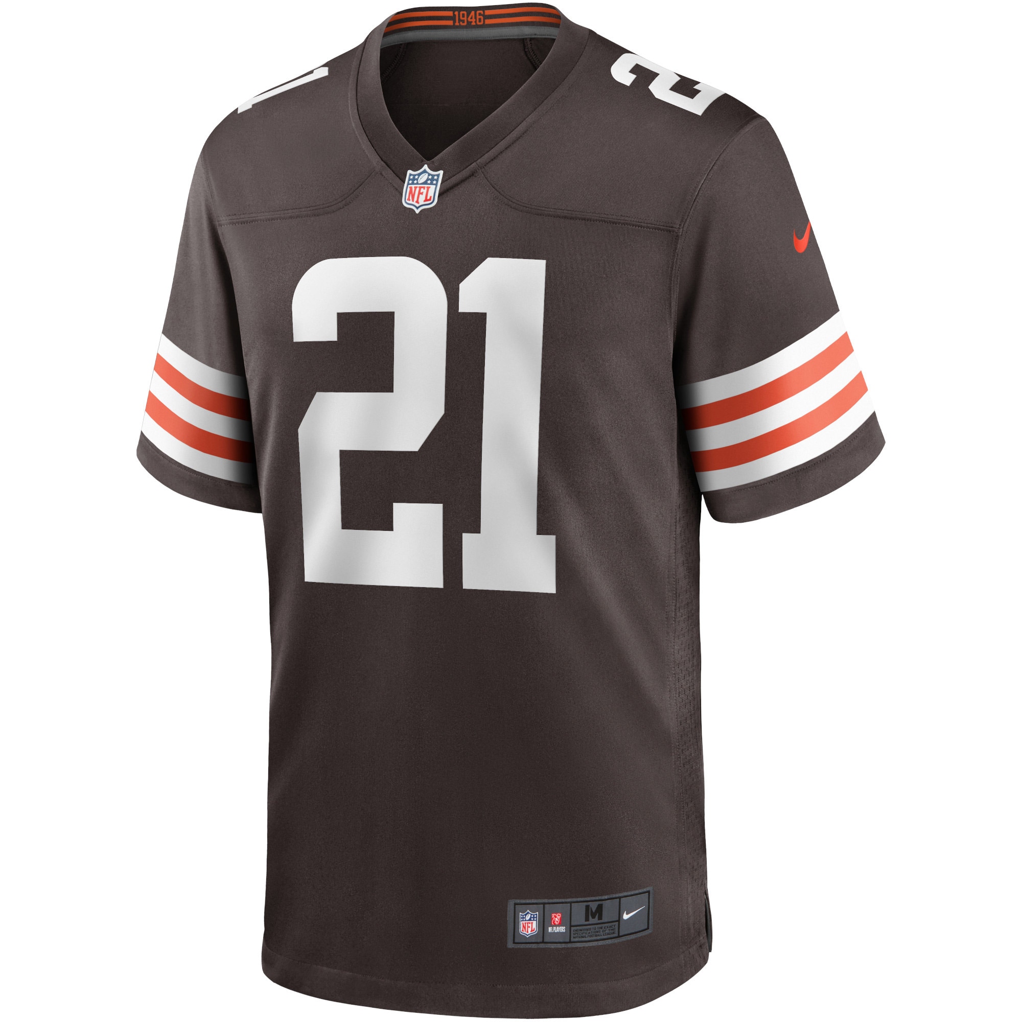 Denzel Ward Cleveland BrownsGame Player Jersey - Brown