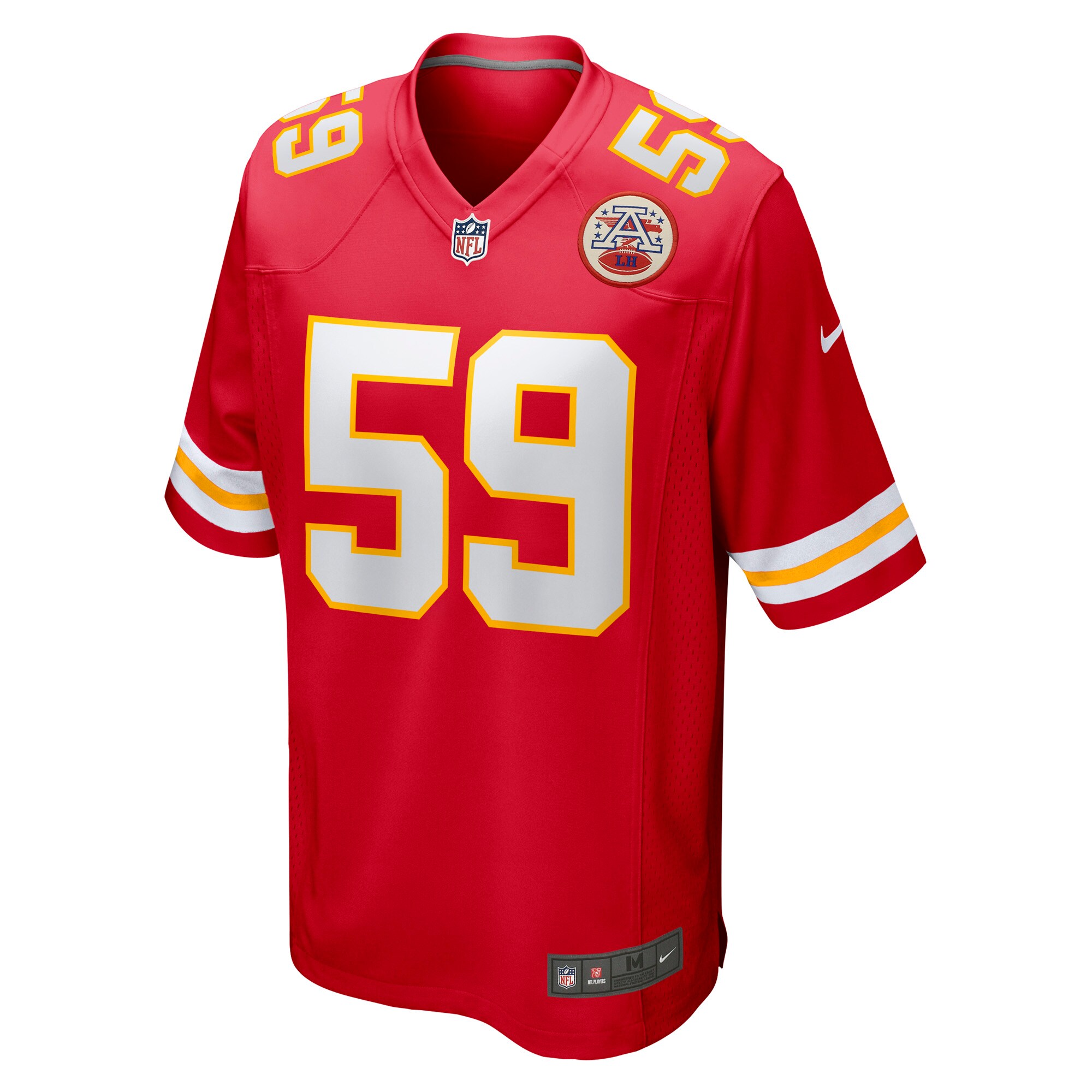 Joshua Kaindoh Kansas City ChiefsGame Jersey - Red