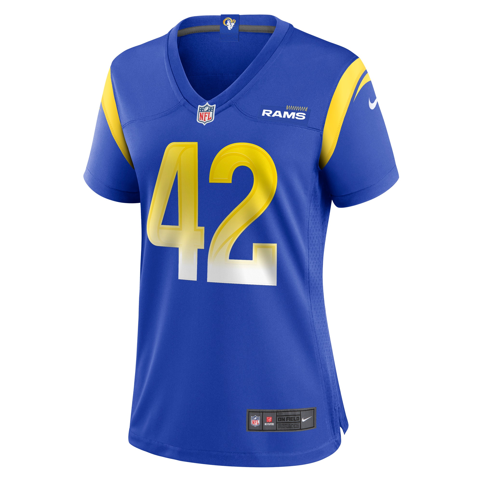 Matthew Orzech Los Angeles Rams Women's Game Jersey - Royal