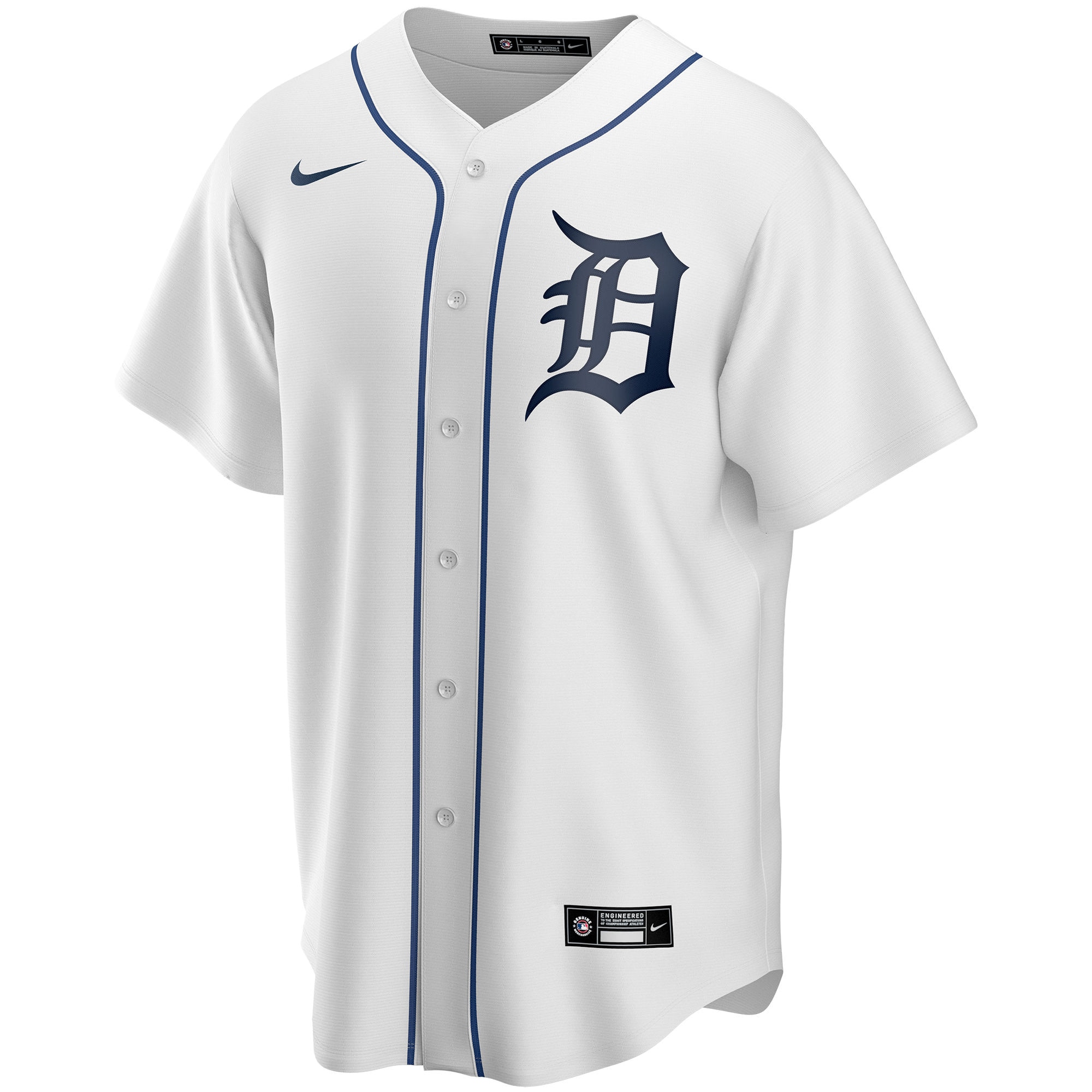 Detroit TigersHome Pick-A-Player Retired Roster Replica Jersey - White