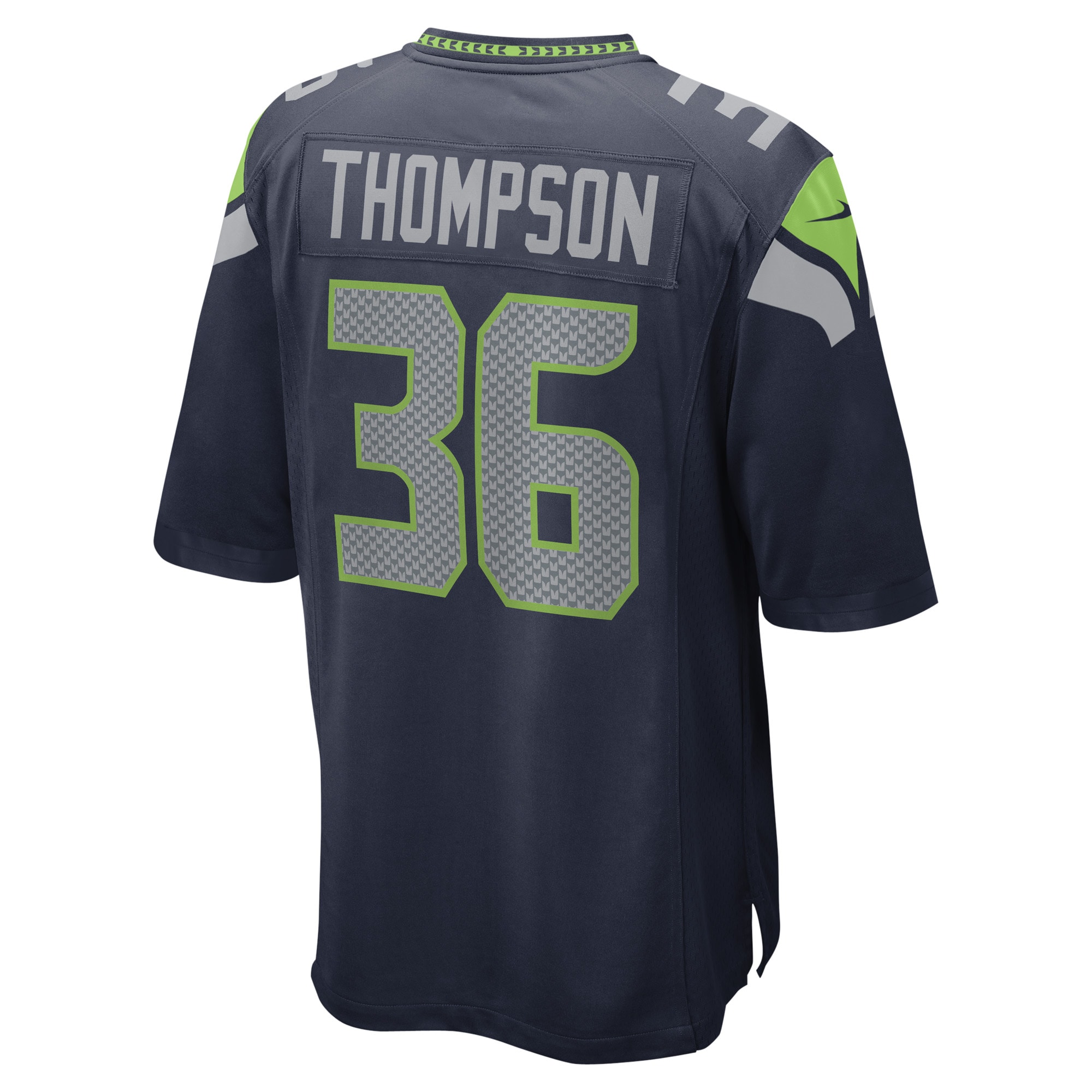 Darwin Thompson Seattle SeahawksGame Player Jersey - College Navy