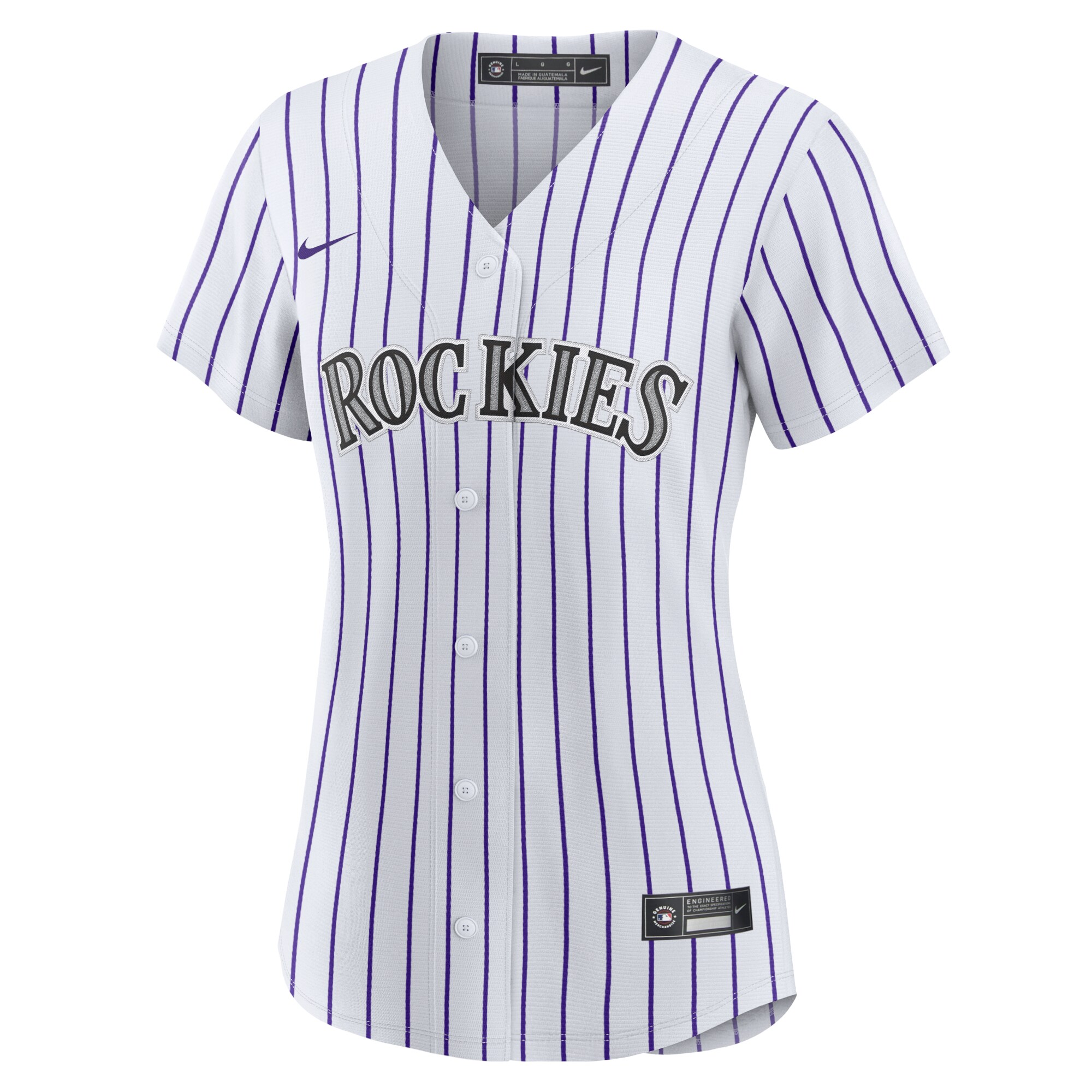 Kris Bryant Colorado Rockies Women's Replica Player Jersey - White/Purple