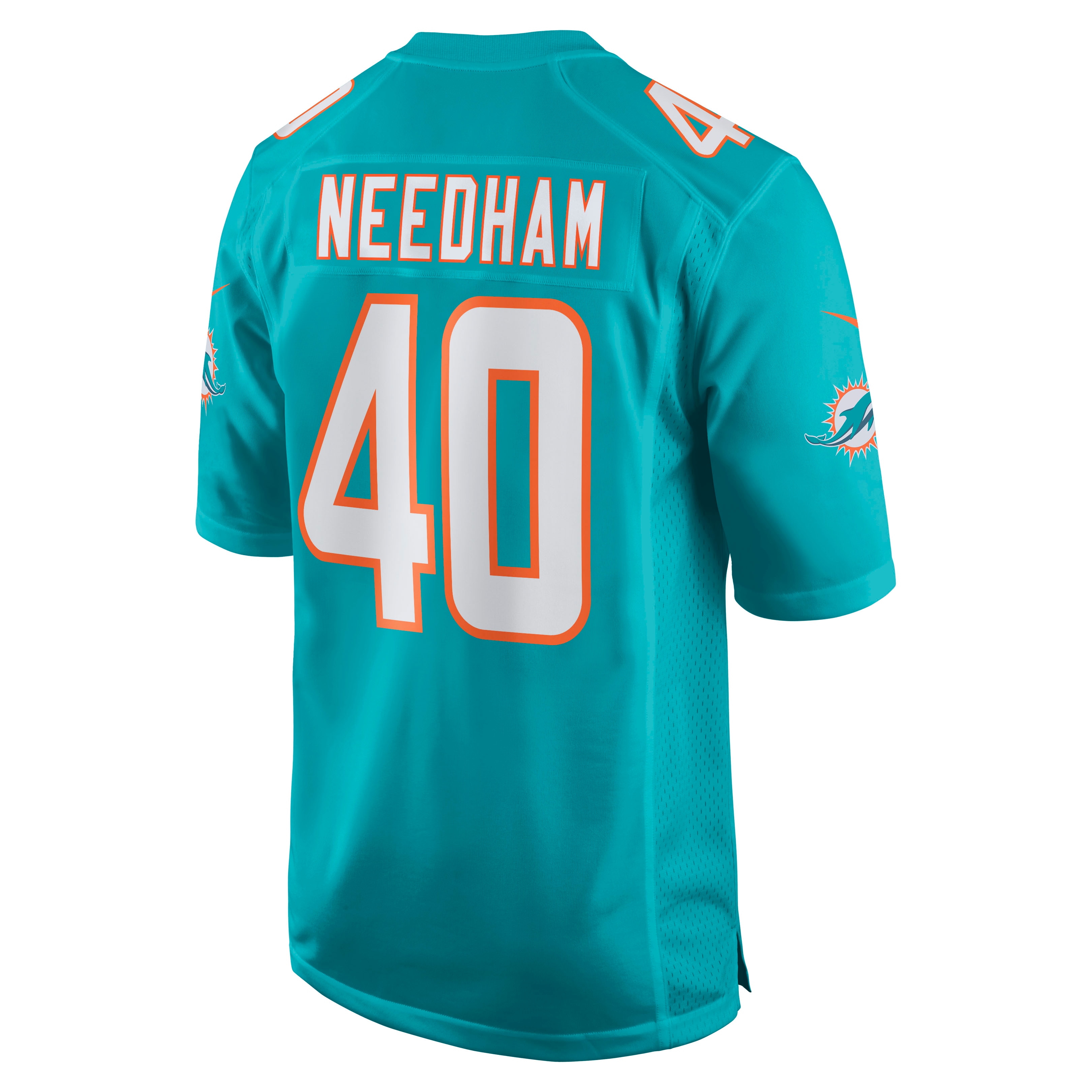 Nik Needham Miami DolphinsGame Jersey - Aqua