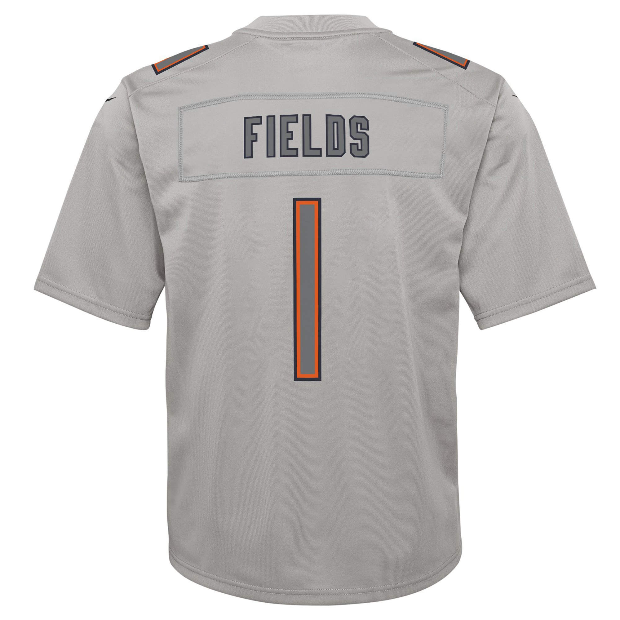Justin Fields Chicago BearsYouth Atmosphere Game Jersey - Gray