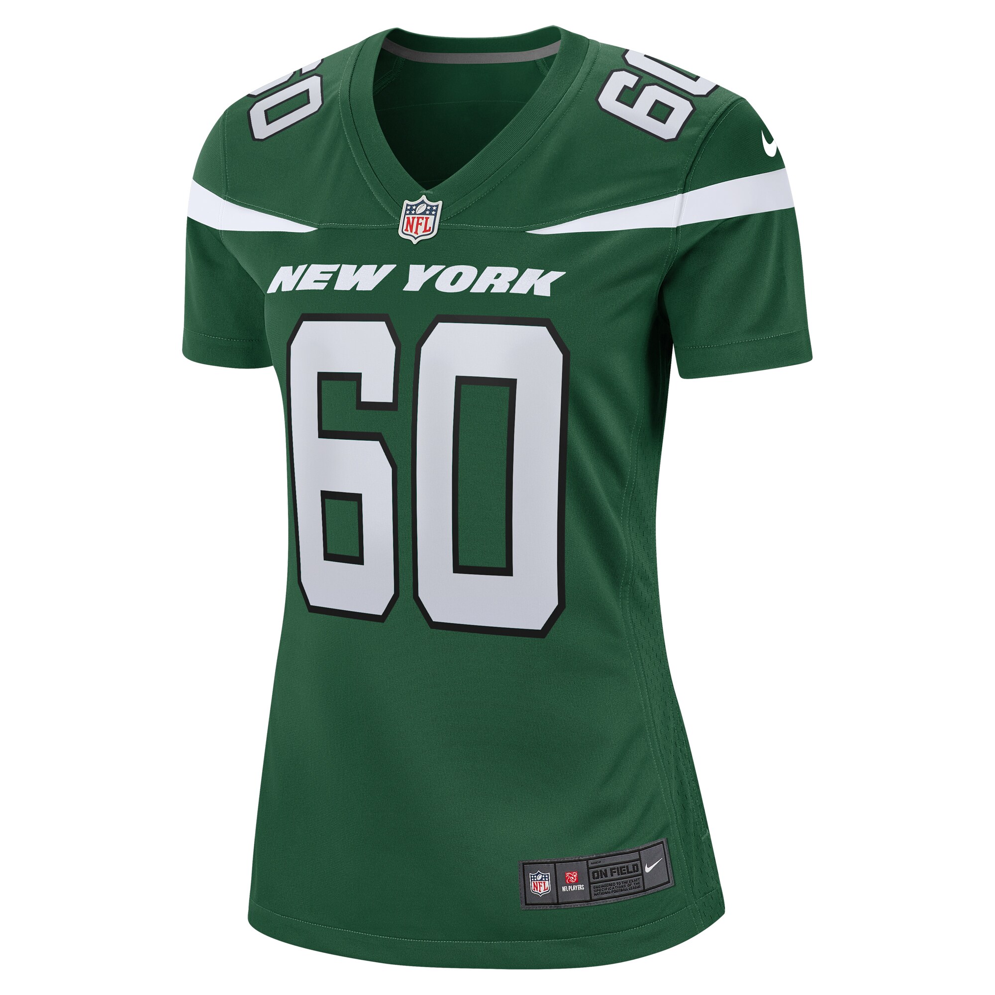Connor McGovern New York Jets Women's Game Jersey - Gotham Green