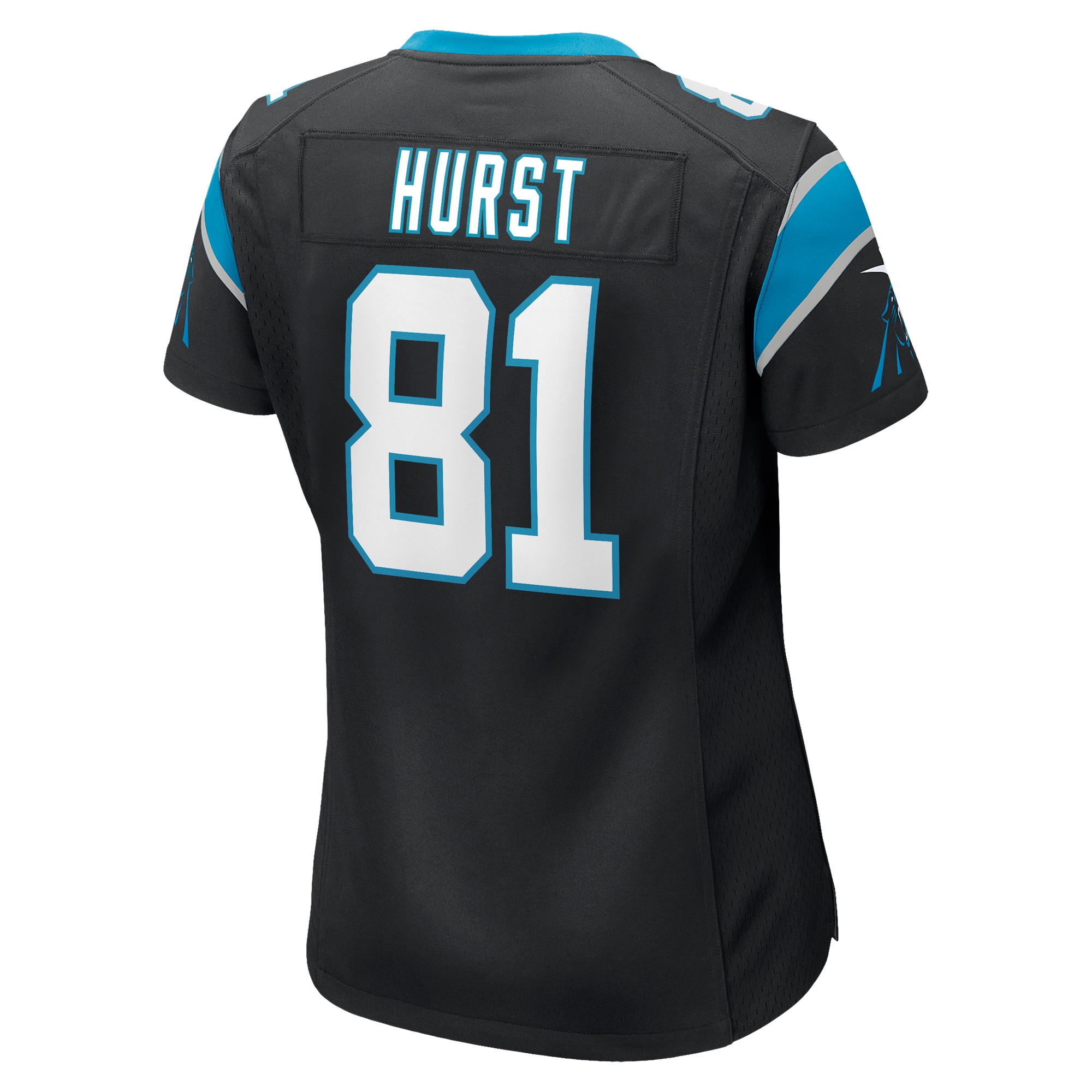 Hayden Hurst Carolina Panthers Women's Game Player Jersey - Black