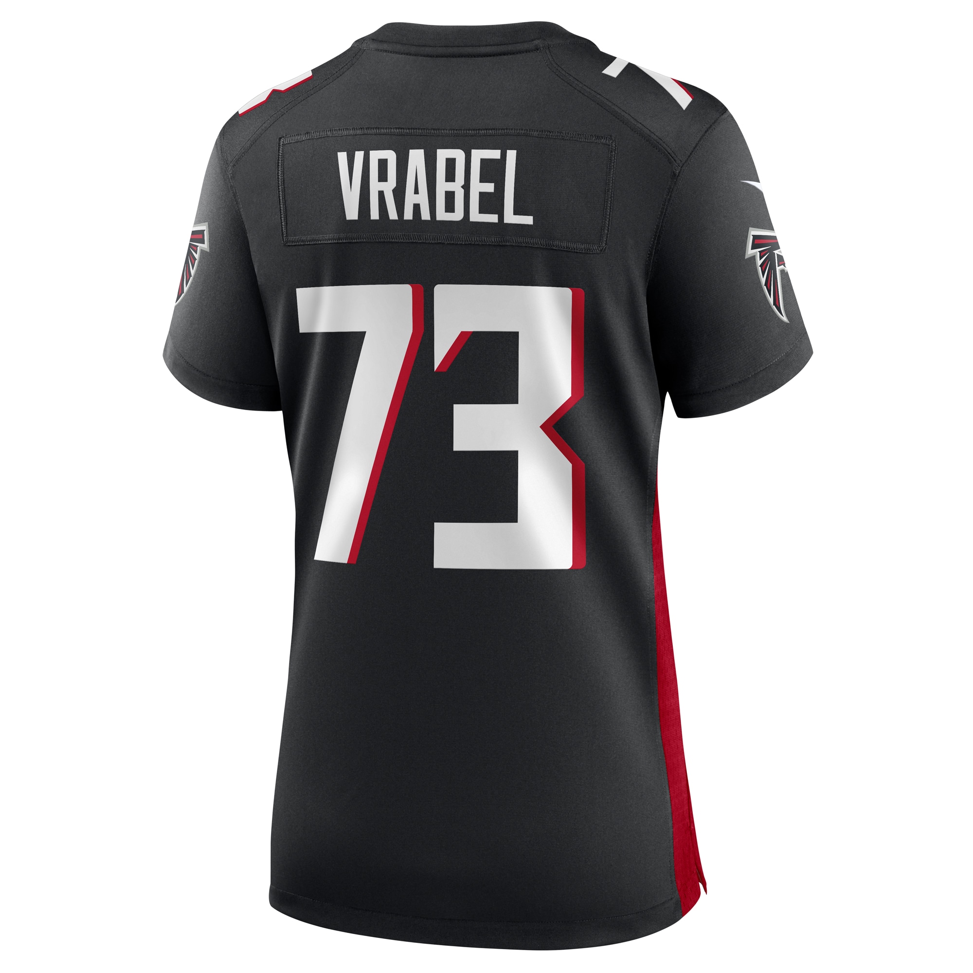 Tyler Vrabel Atlanta Falcons Women's Player Game Jersey - Black
