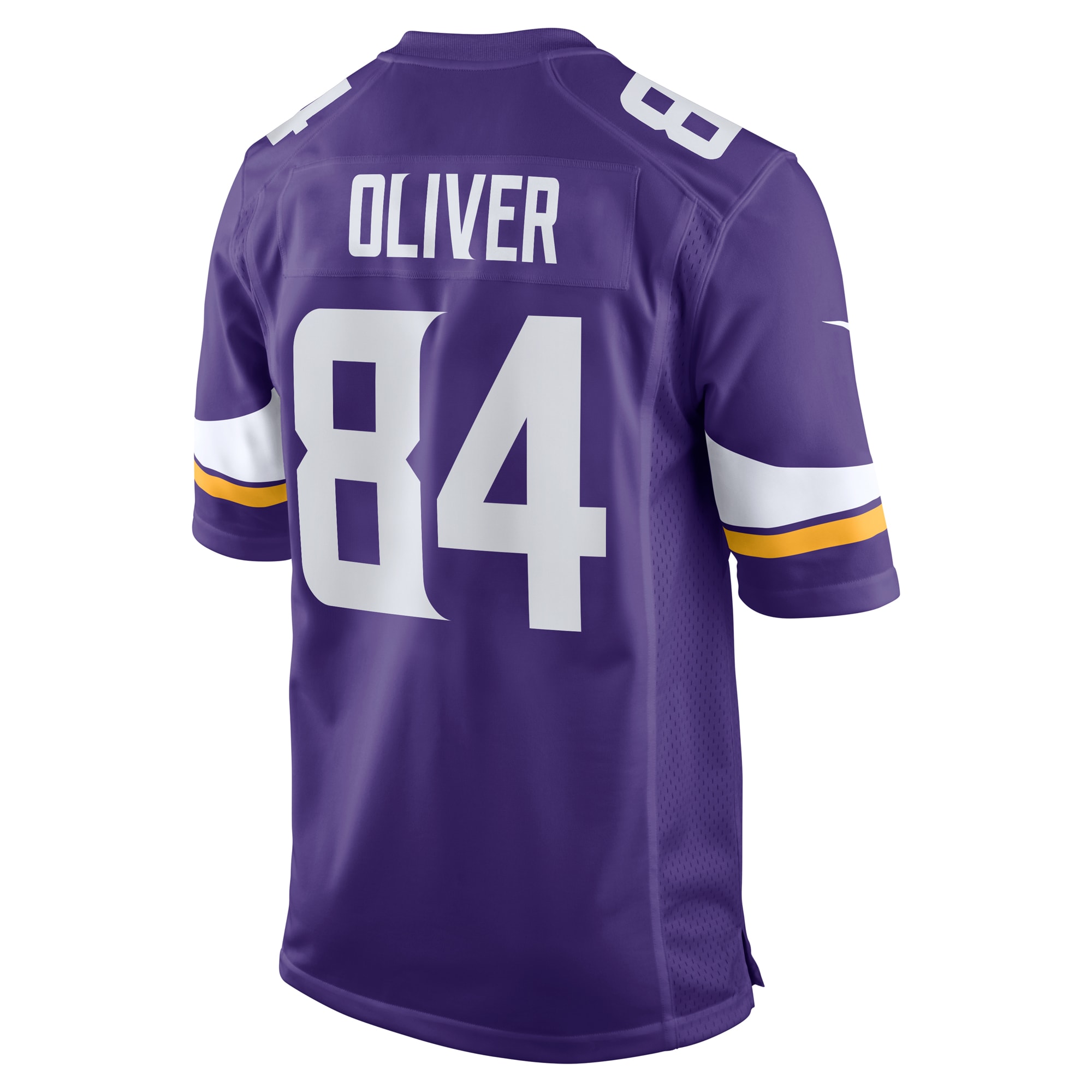 Josh Oliver Minnesota VikingsGame Player Jersey - Purple