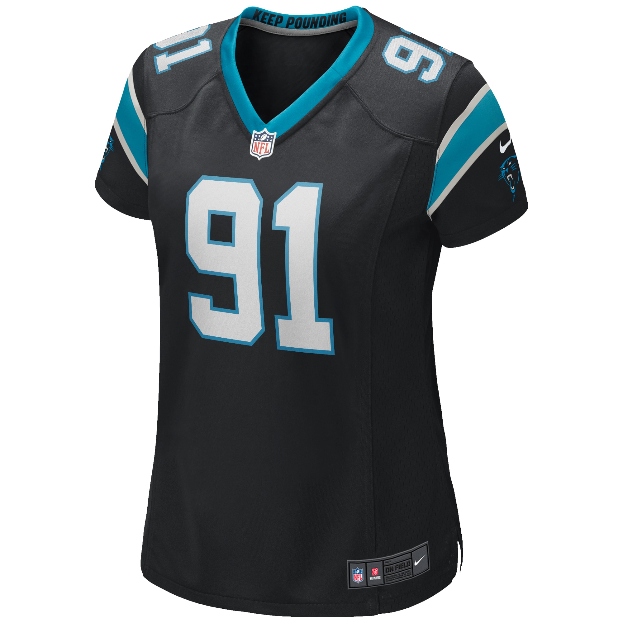Kevin Greene Carolina Panthers Women's Game Retired Player Jersey - Black
