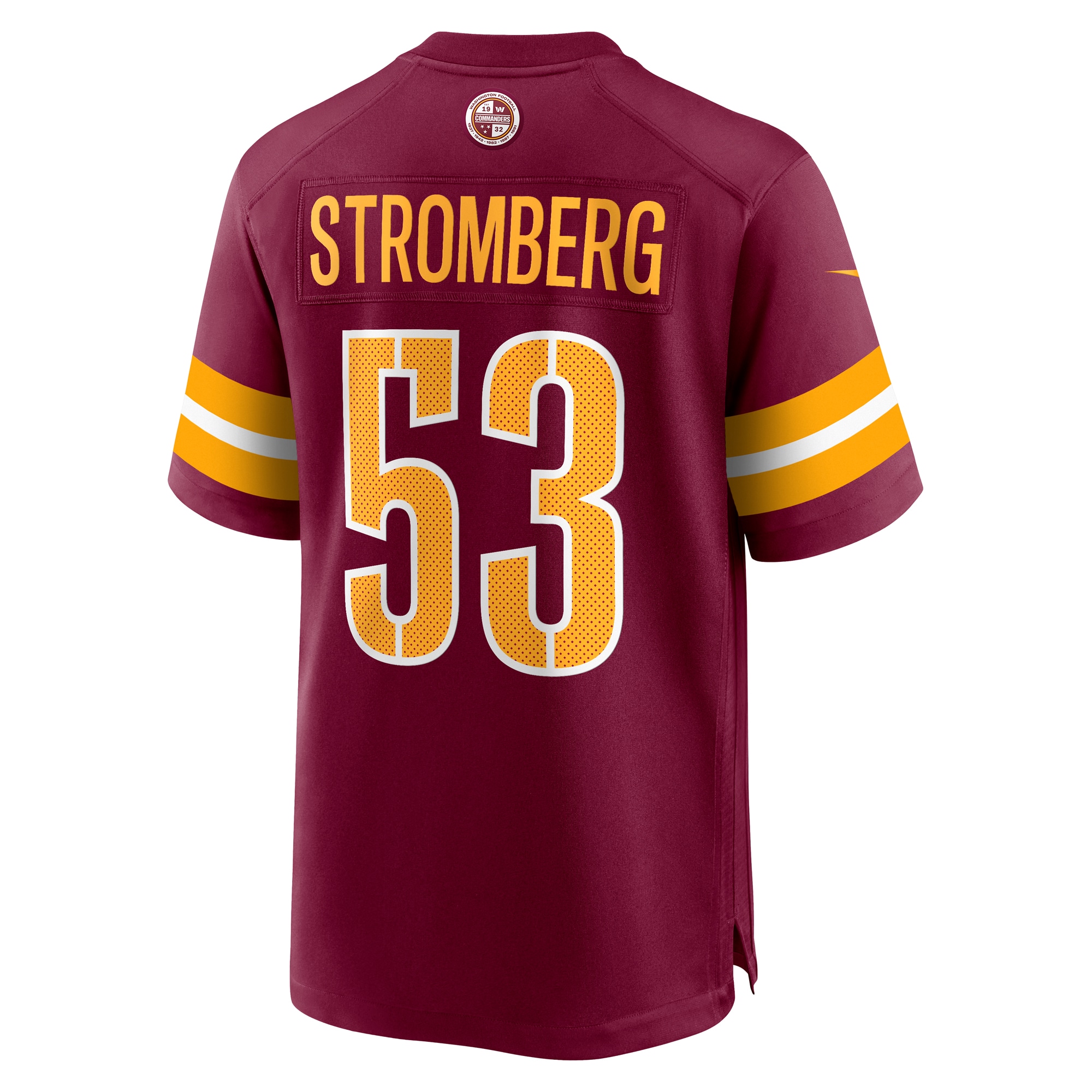 Ricky Stromberg Washington CommandersTeam Game Jersey - Burgundy