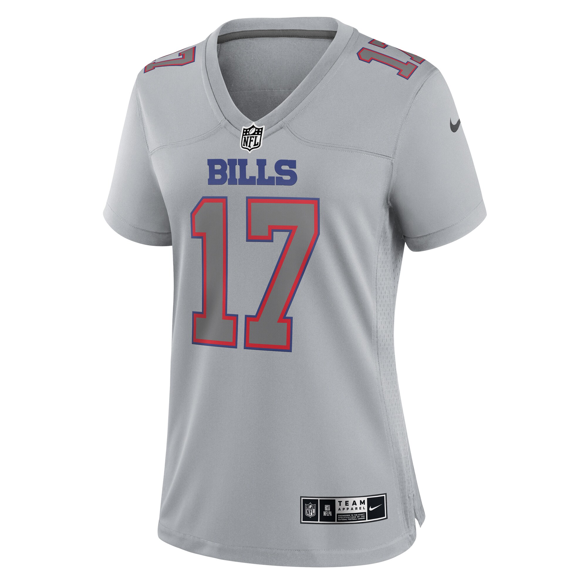 Josh Allen Buffalo Bills Women's Atmosphere Fashion Game Jersey - Gray