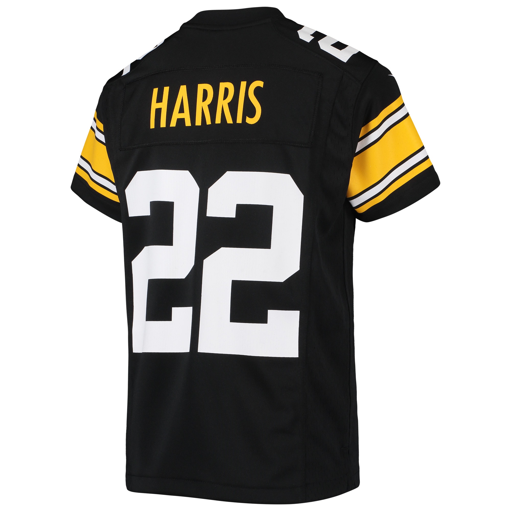Najee Harris Pittsburgh SteelersYouth Alternate Game Jersey - Black