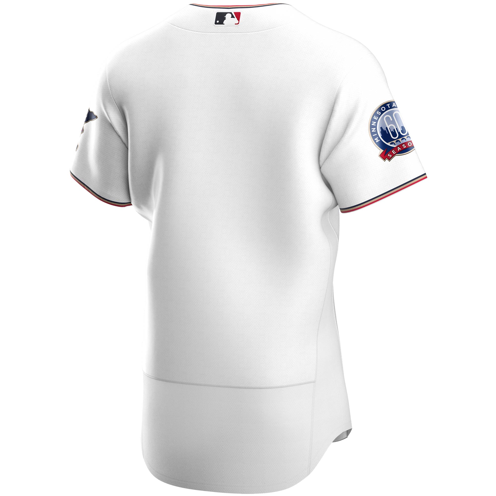 Minnesota Twins60th Season Home Authentic Team Jersey - White