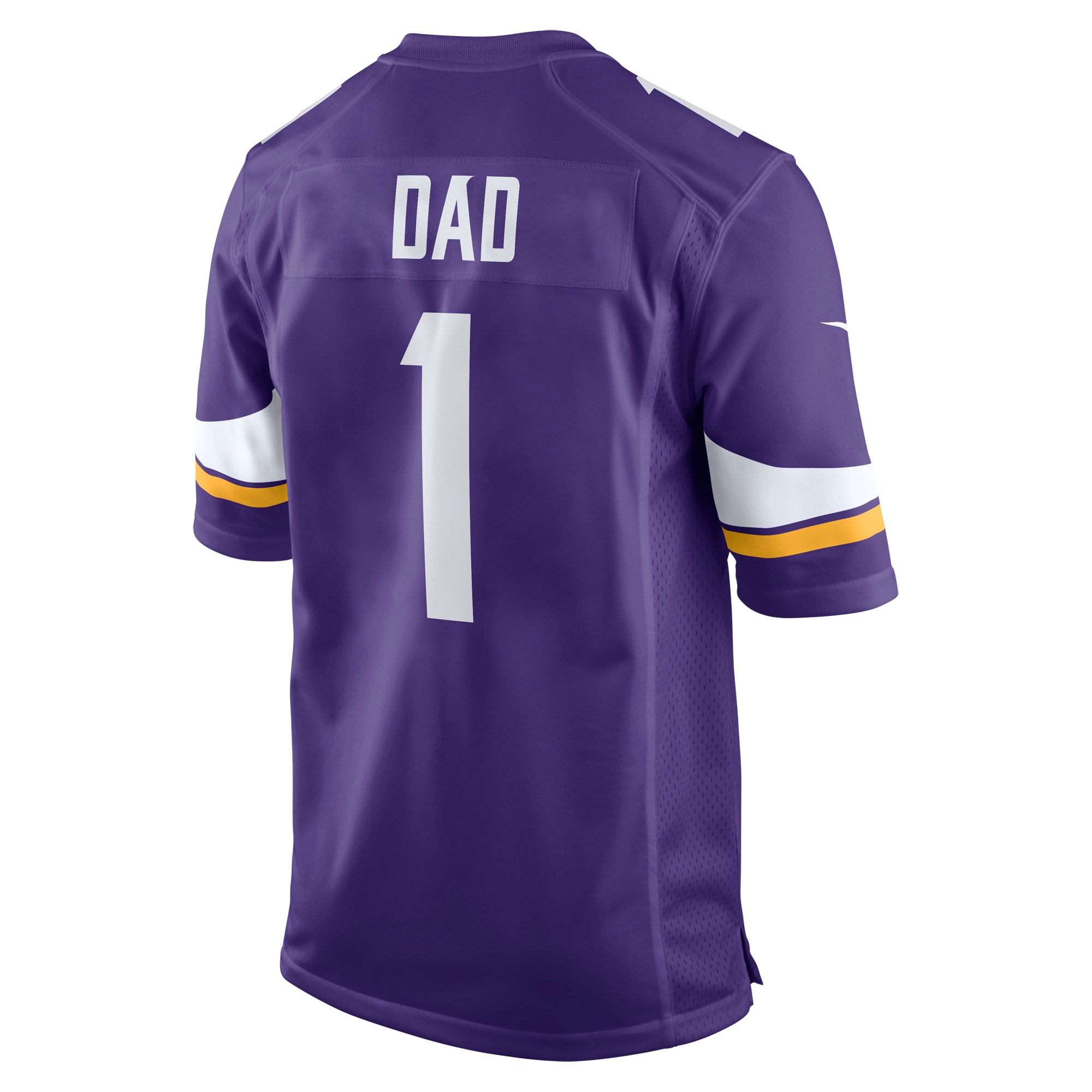 Number 1 Dad Minnesota VikingsGame Jersey - Purple