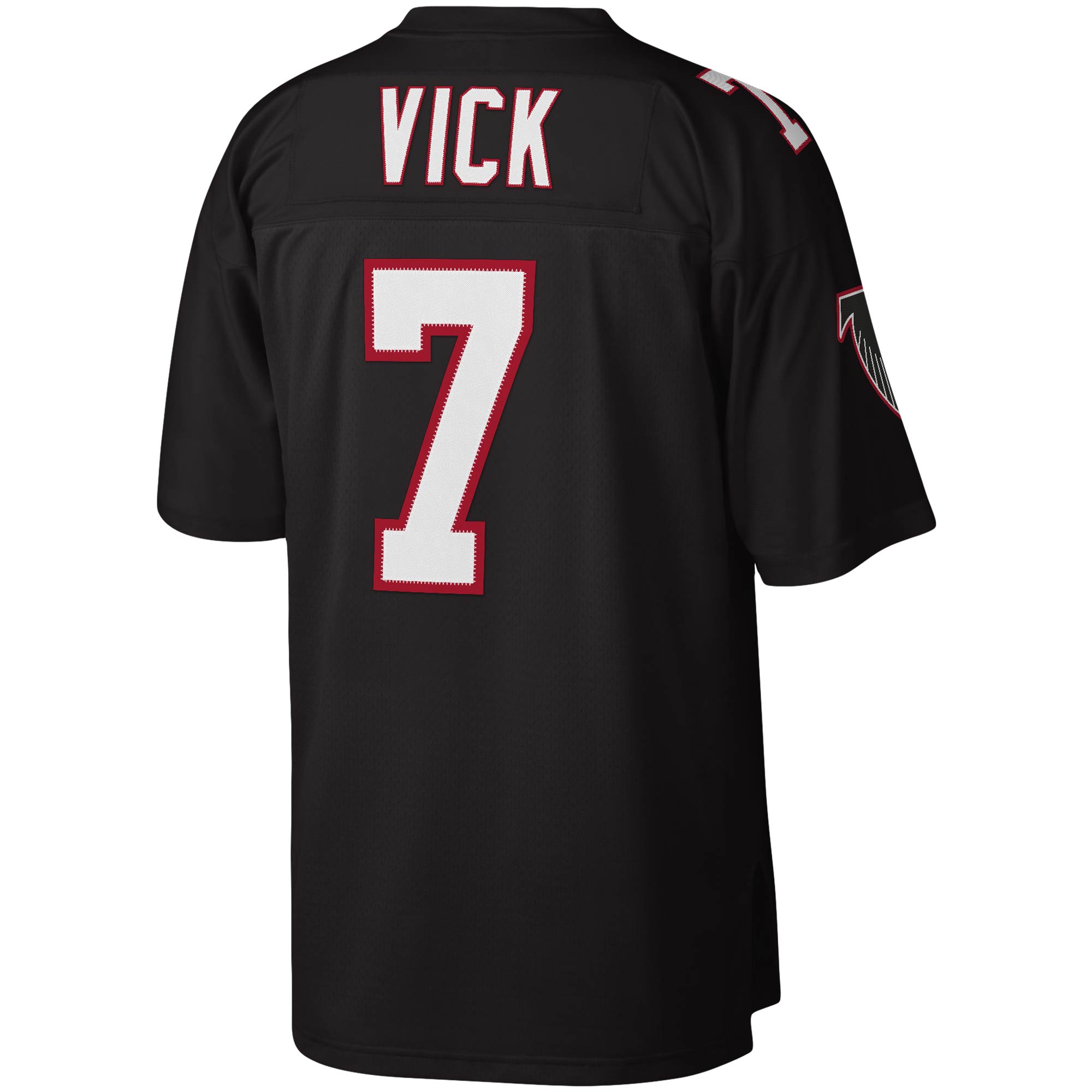 Michael Vick Atlanta Falcons Mitchell & Ness 2002 Authentic Throwback Retired Player Jersey - Black