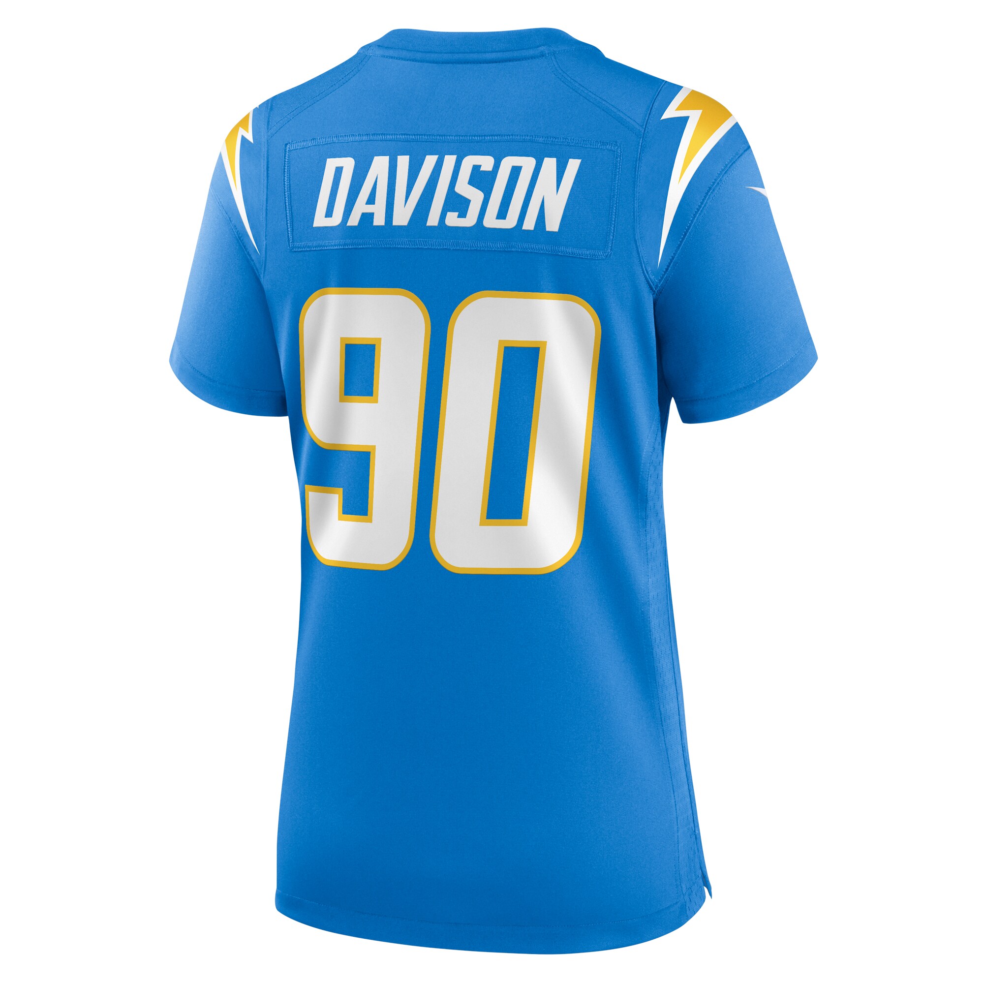 Tyeler Davison Los Angeles Chargers Women's Home Game Player Jersey - Powder Blue