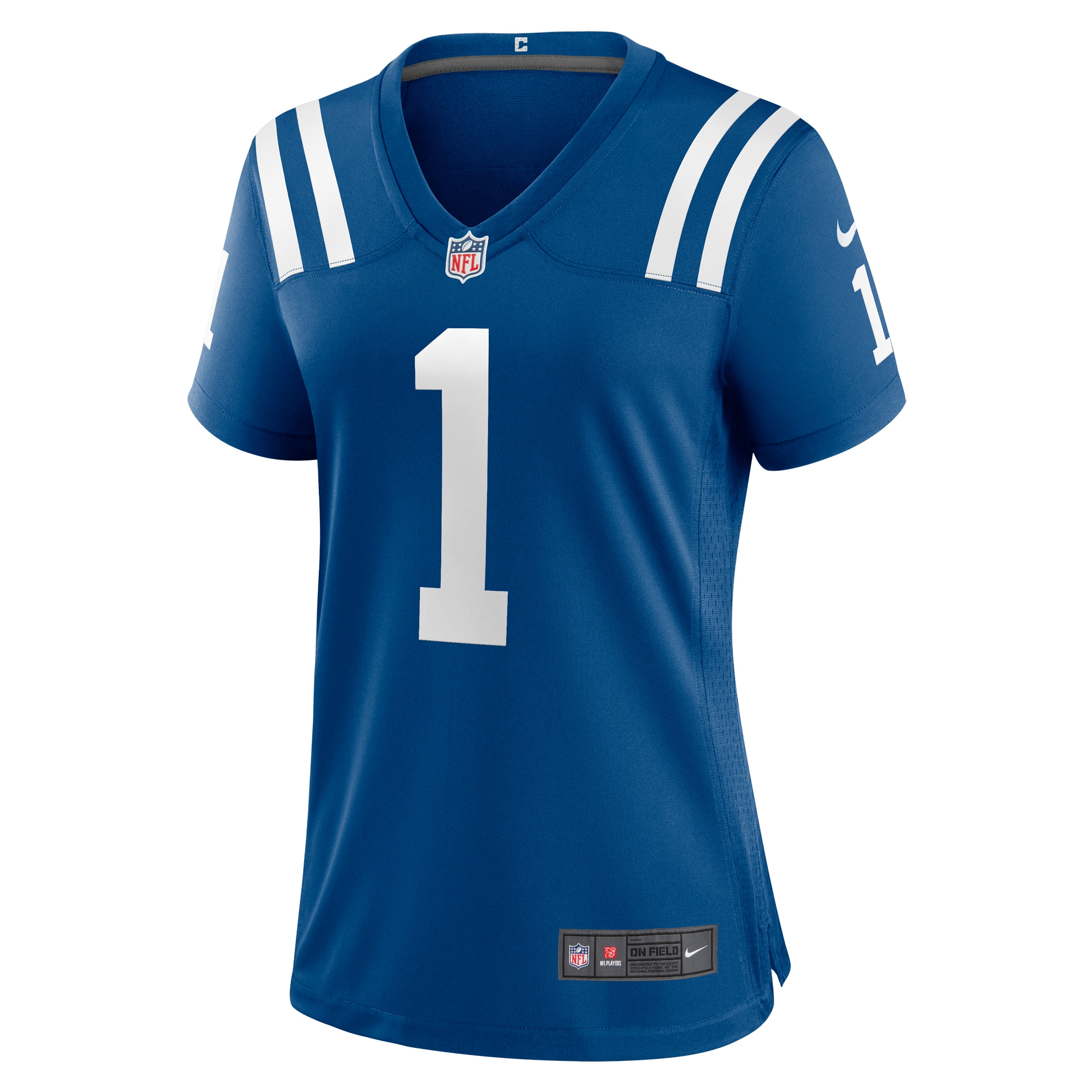 Number 1 Mom Indianapolis Colts Women's Game Jersey - Royal