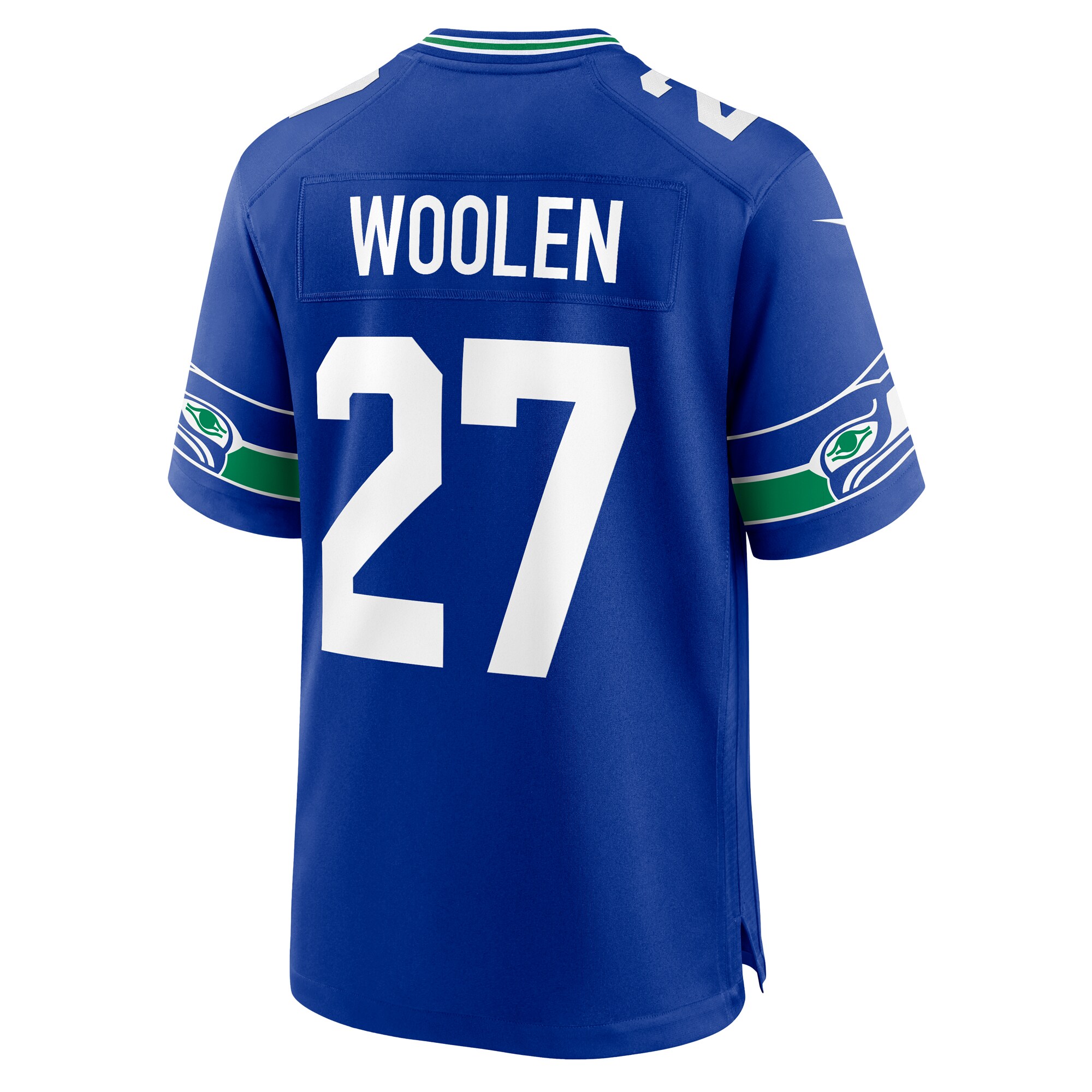 Tariq Woolen Seattle SeahawksThrowback Player Game Jersey - Royal