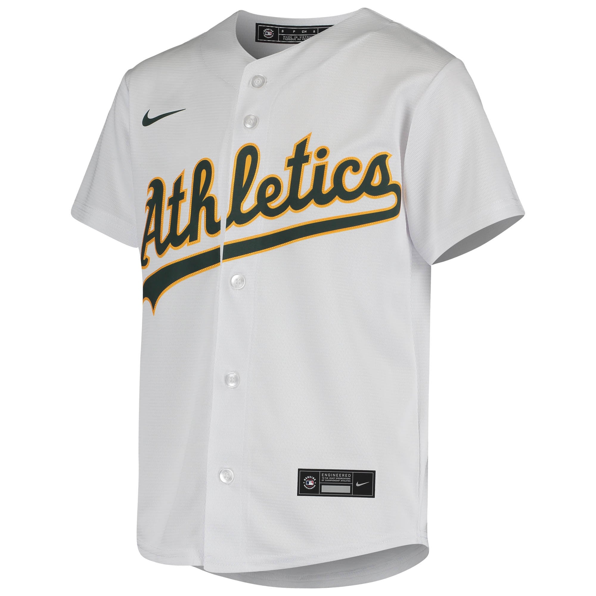 Khris Davis Oakland AthleticsYouth Home Jersey - White