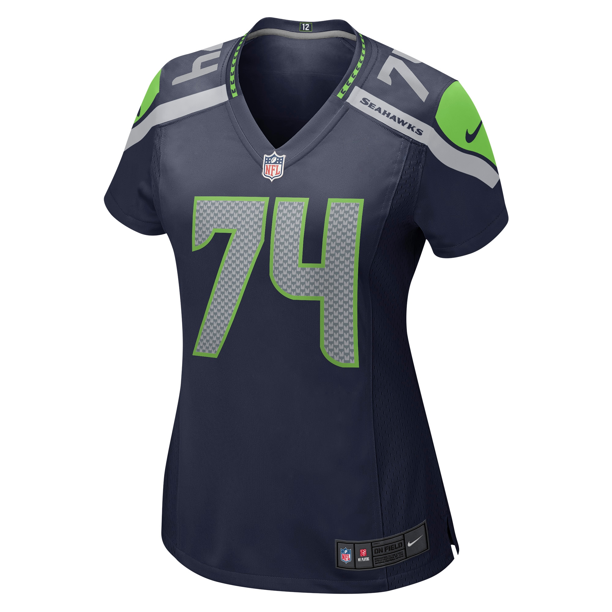 Jake Curhan Seattle Seahawks Women's Game Jersey - College Navy