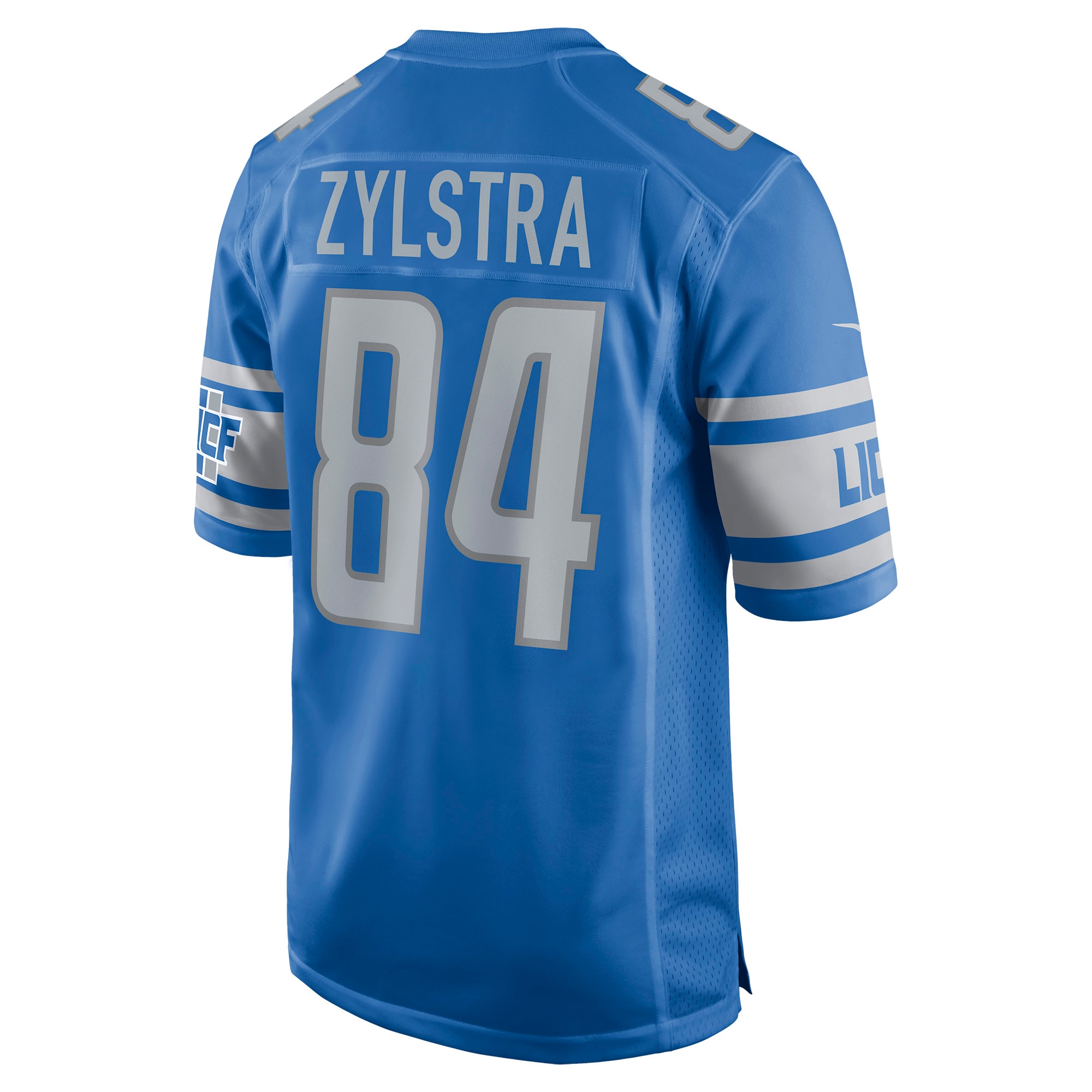 Shane Zylstra Detroit LionsGame Jersey - Blue
