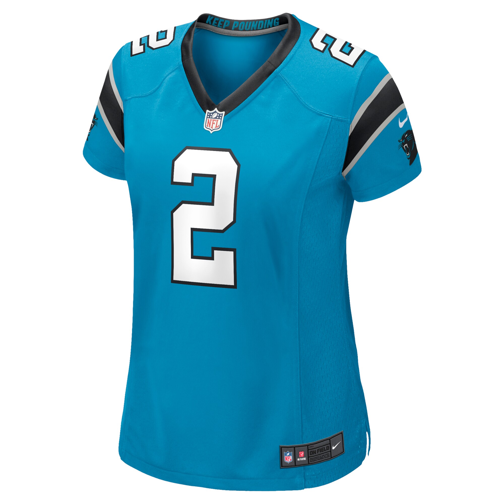 D.J. Moore Carolina Panthers Women's Game Jersey - Blue