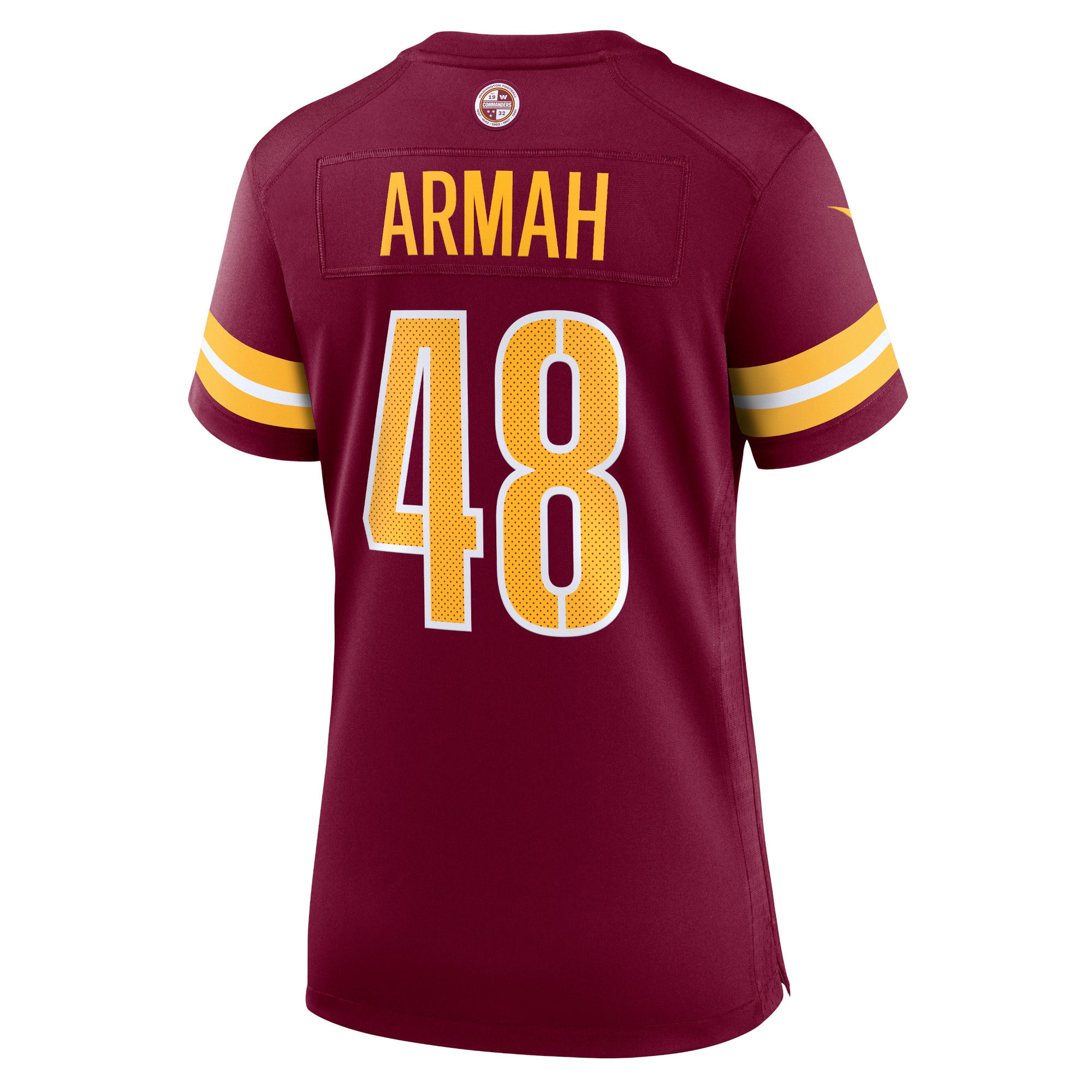 Alex Armah Washington Commanders Women's Home Game Player Jersey - Burgundy
