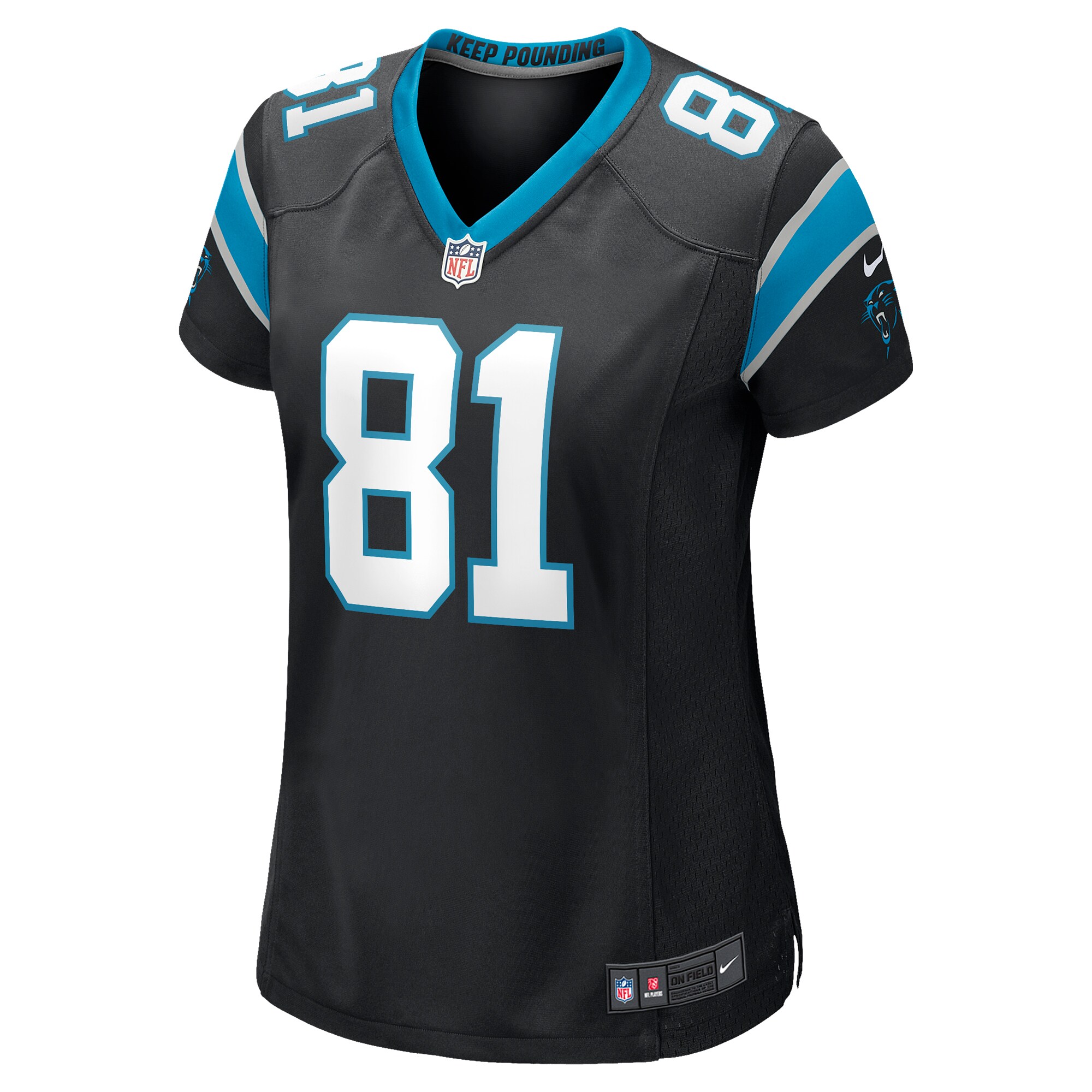 Hayden Hurst Carolina Panthers Women's Game Player Jersey - Black