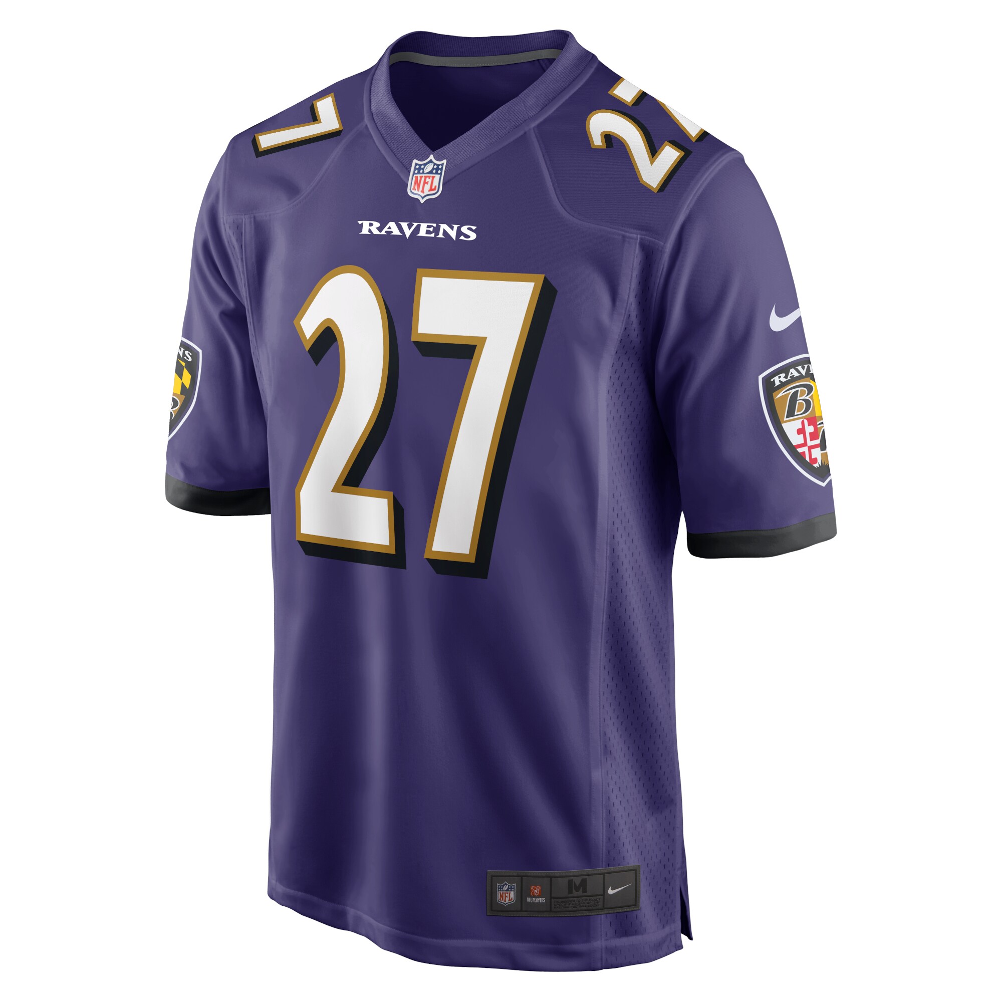 J.K. Dobbins Baltimore RavensGame Team Jersey - Purple