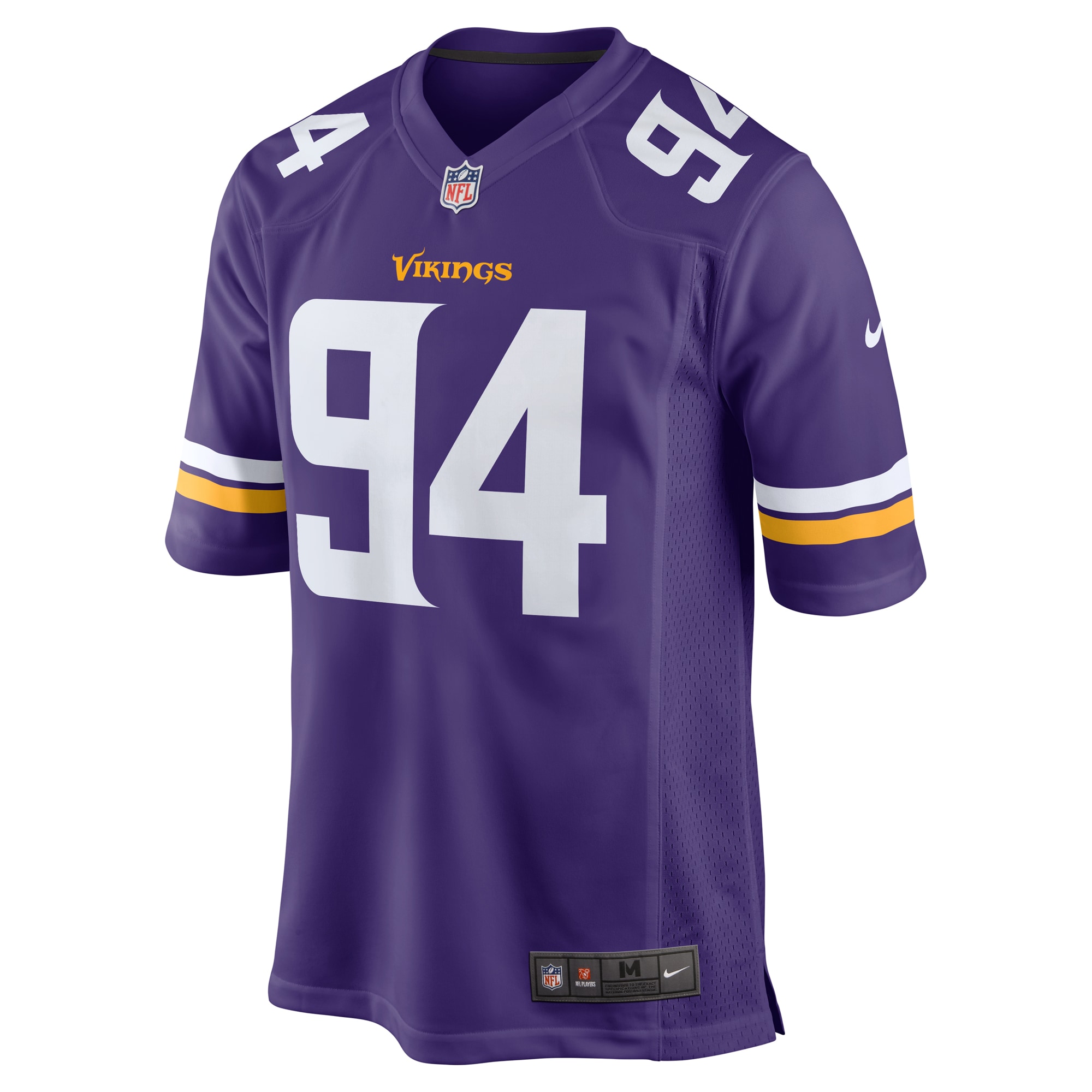 Dean Lowry Minnesota VikingsGame Player Jersey - Purple