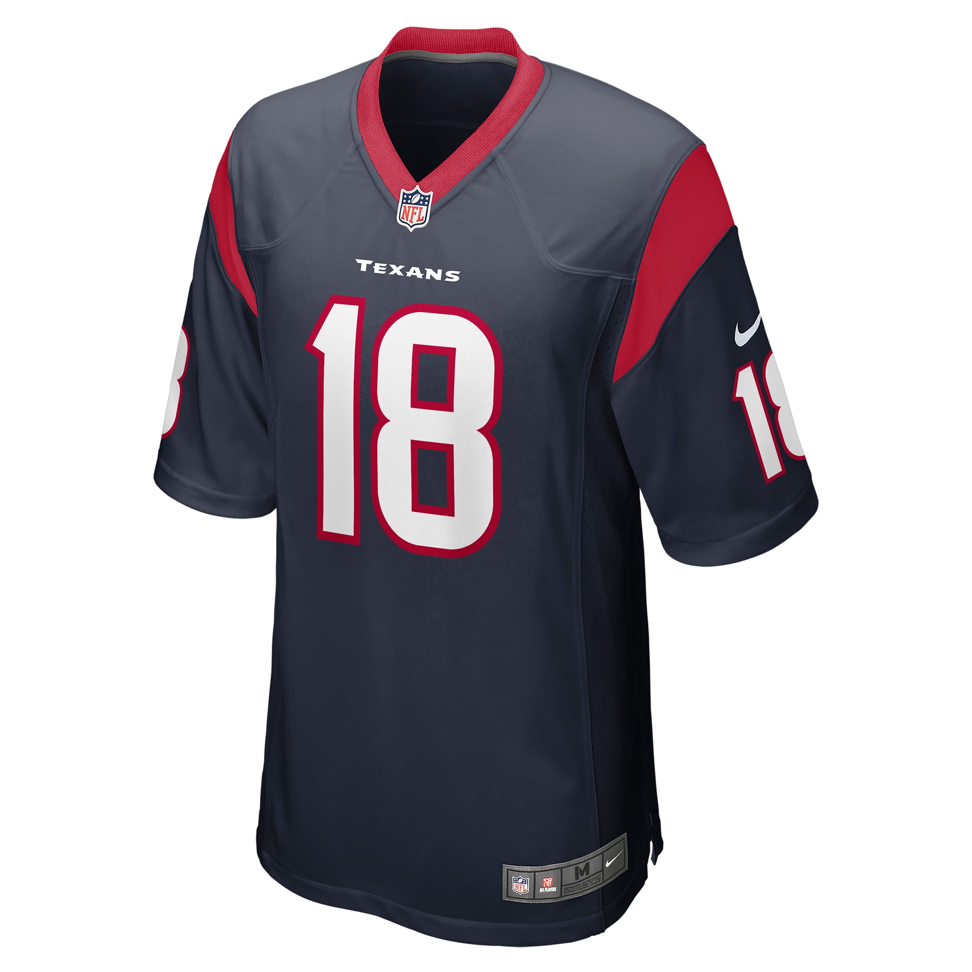 Case Keenum Houston TexansTeam Game Jersey - Navy