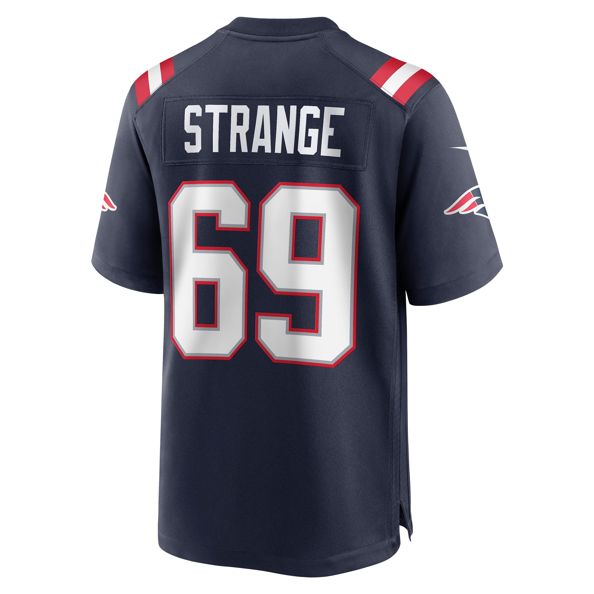 Cole Strange New England PatriotsPlayer Game Jersey - Navy