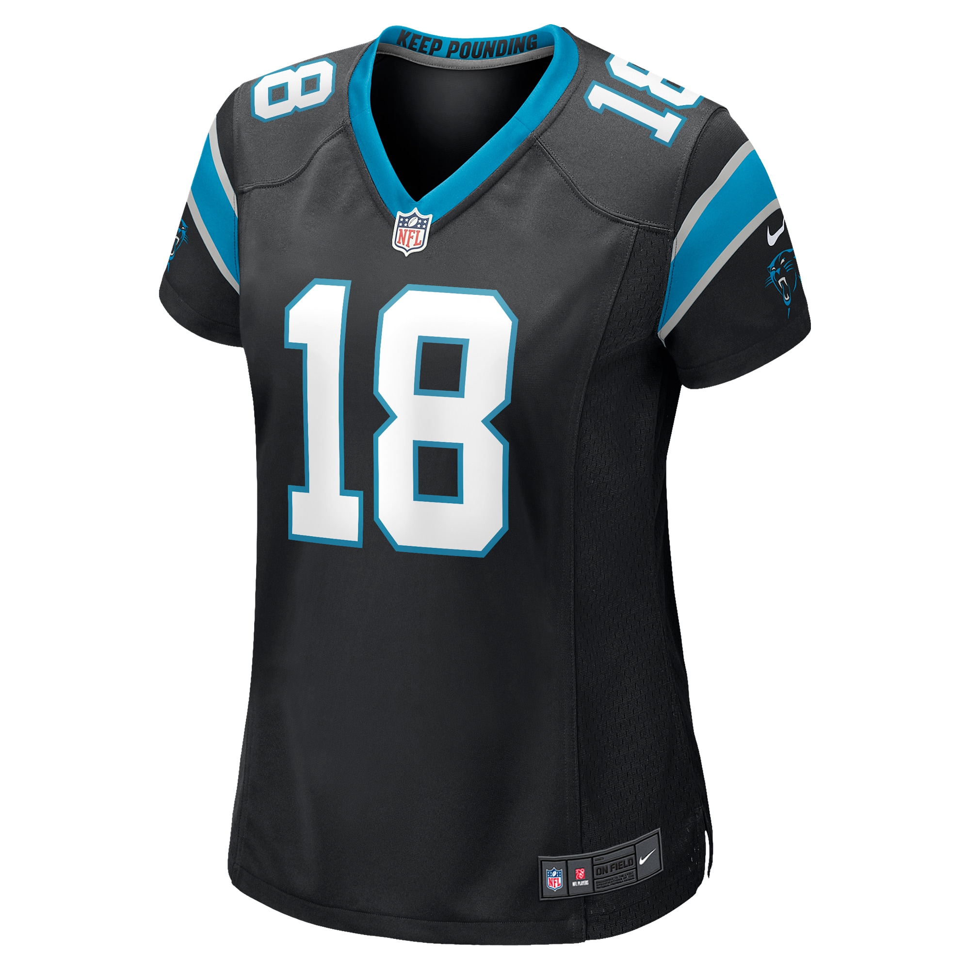Damiere Byrd Carolina Panthers Women's Game Player Jersey - Black