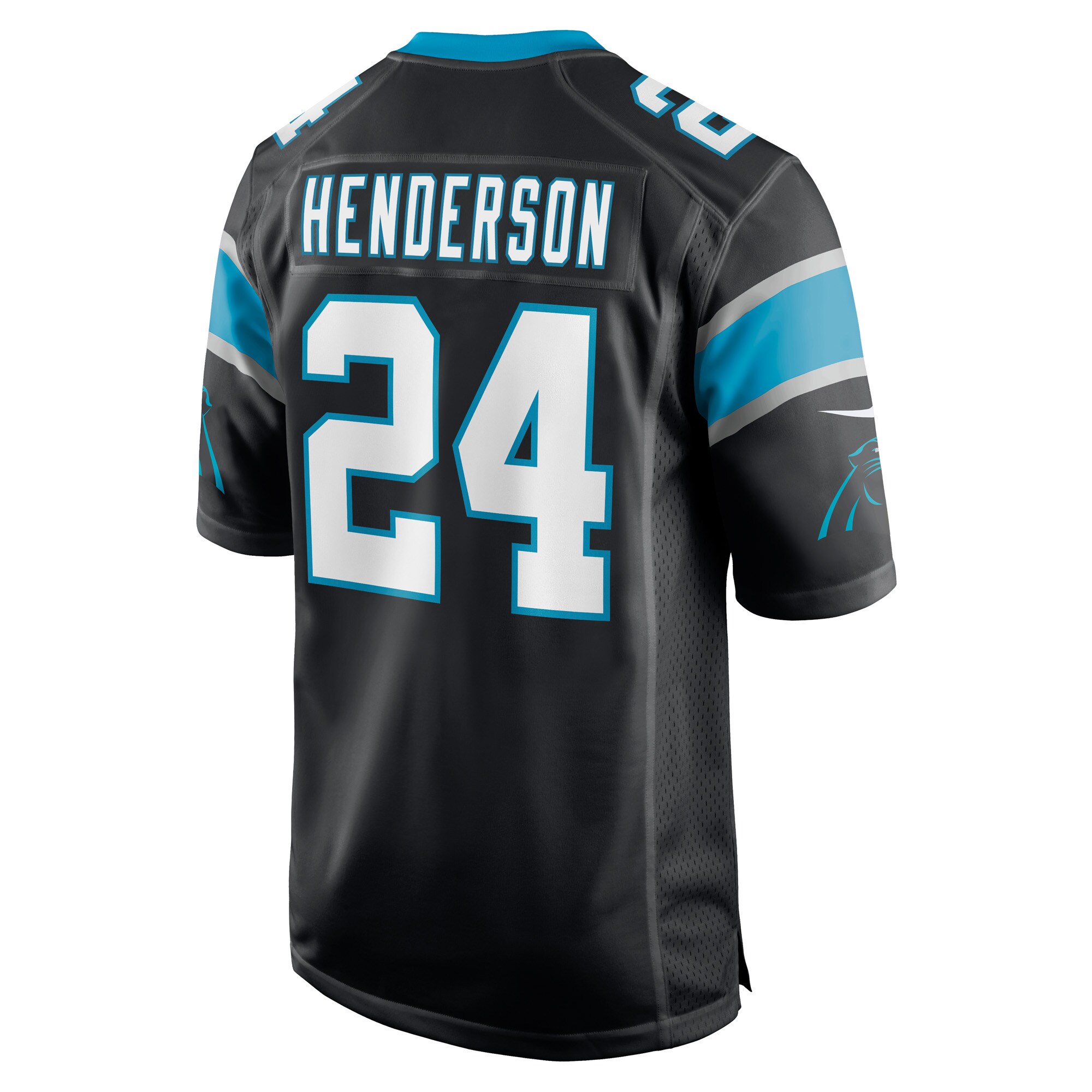 C.J. Henderson Carolina PanthersGame Player Jersey - Black