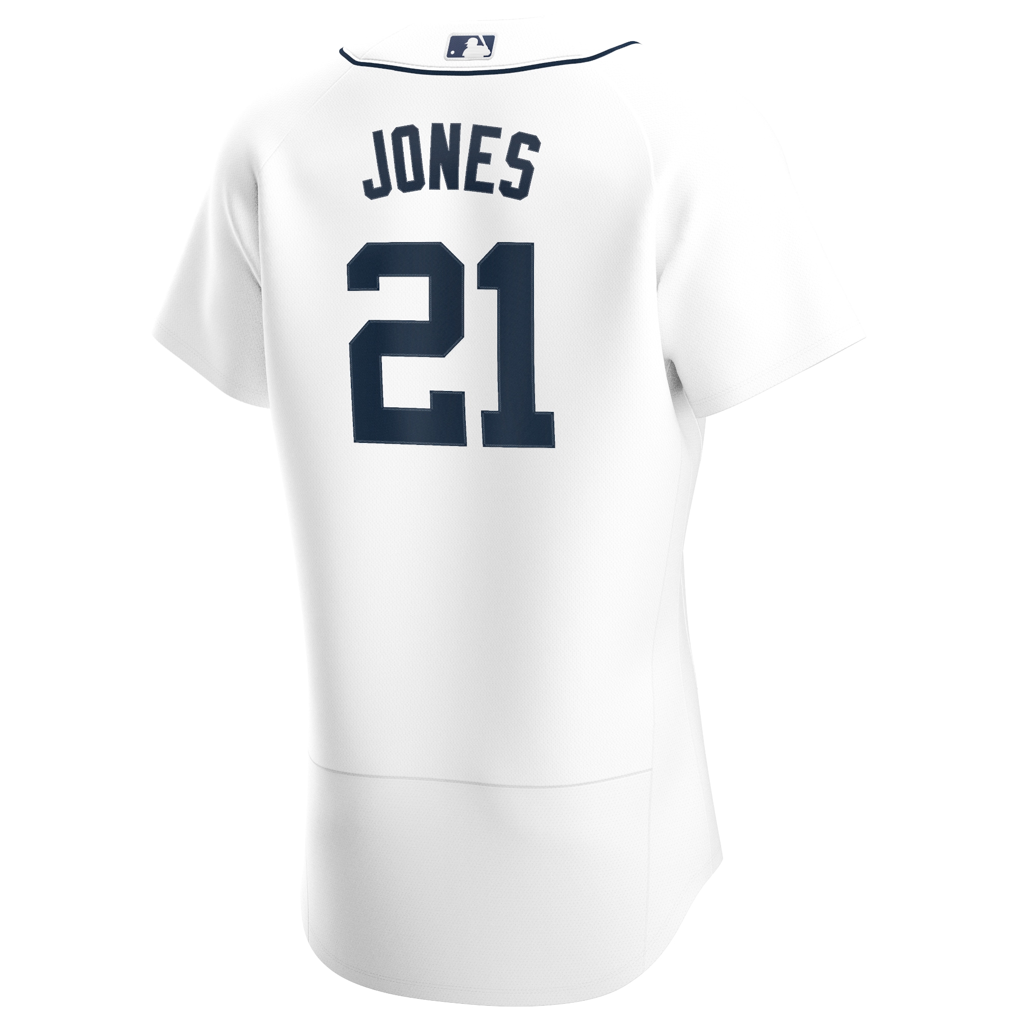 Jacoby Jones Detroit TigersHome Authentic Player Jersey - White