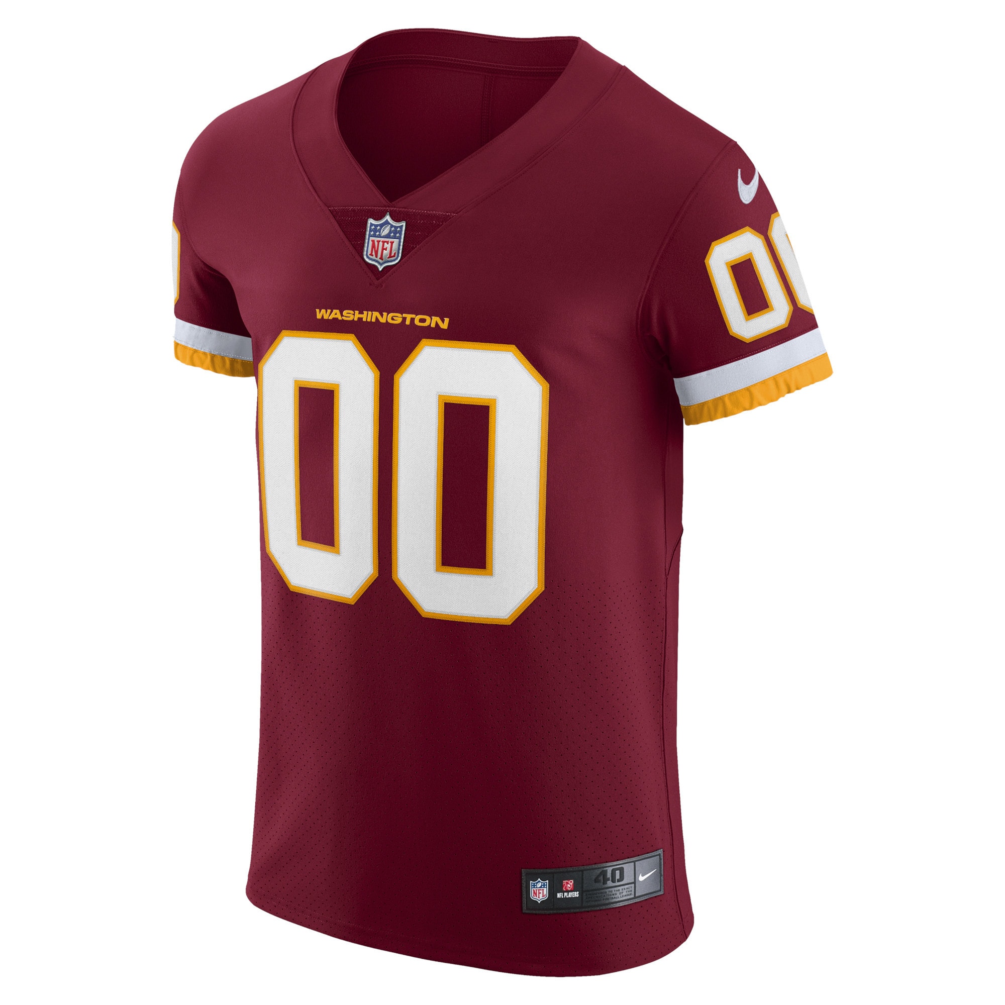 Washington Football TeamVapor Elite Custom Jersey - Burgundy