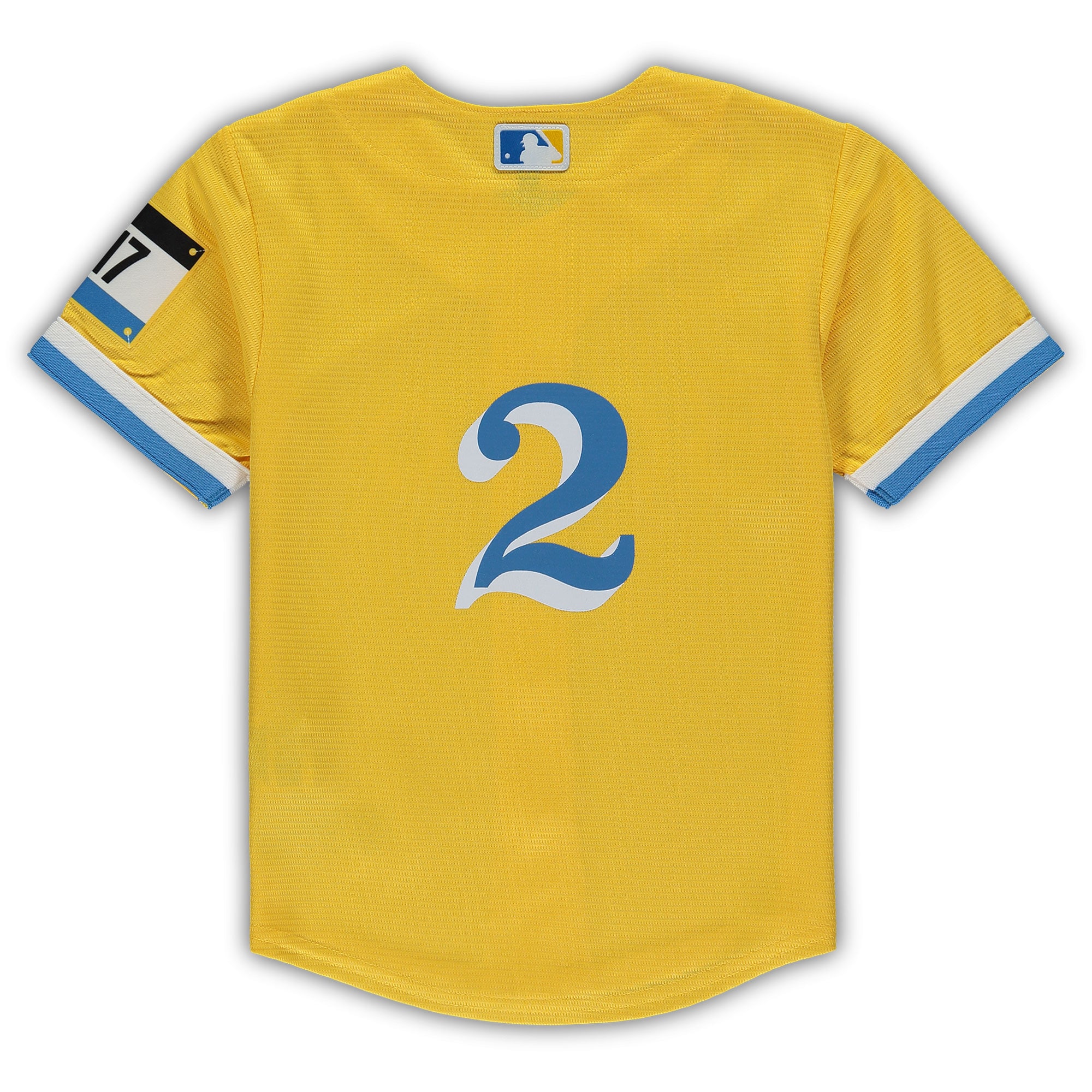 Xander Bogaerts Boston Red SoxPreschool City Connect Script Replica Jersey - Gold
