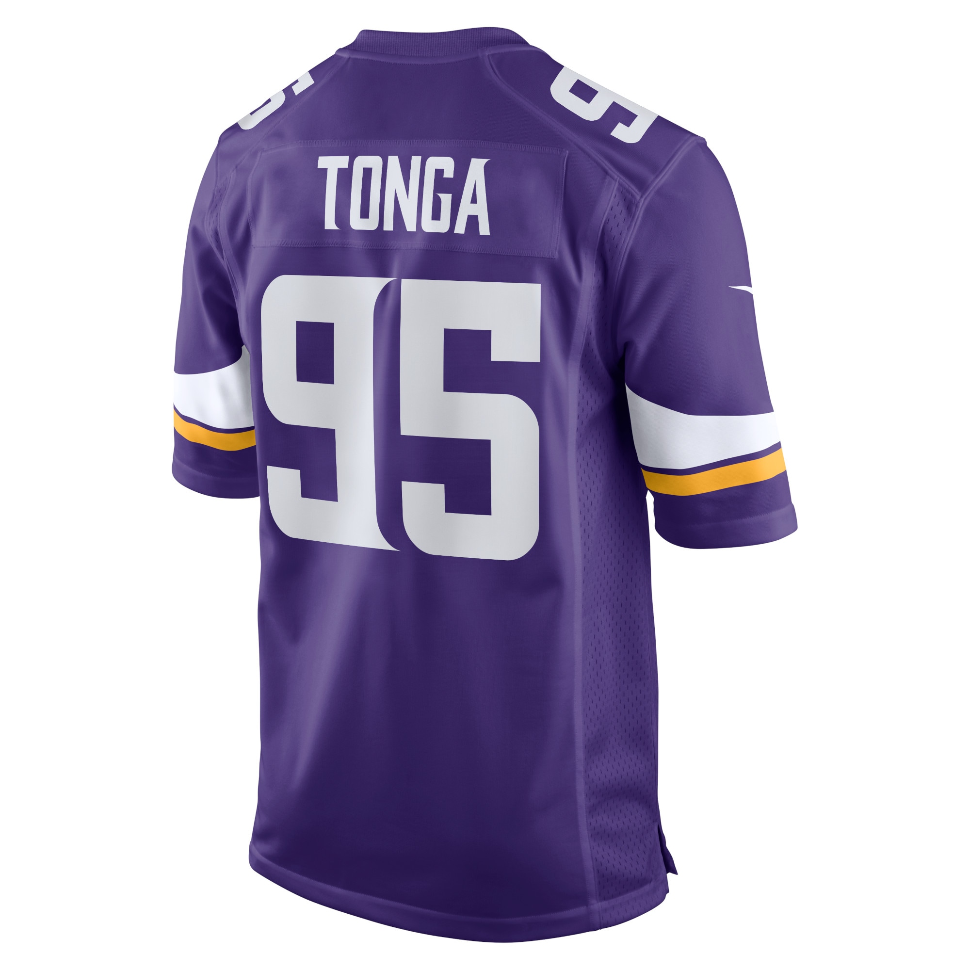 Khyiris Tonga Minnesota VikingsHome Game Player Jersey - Purple