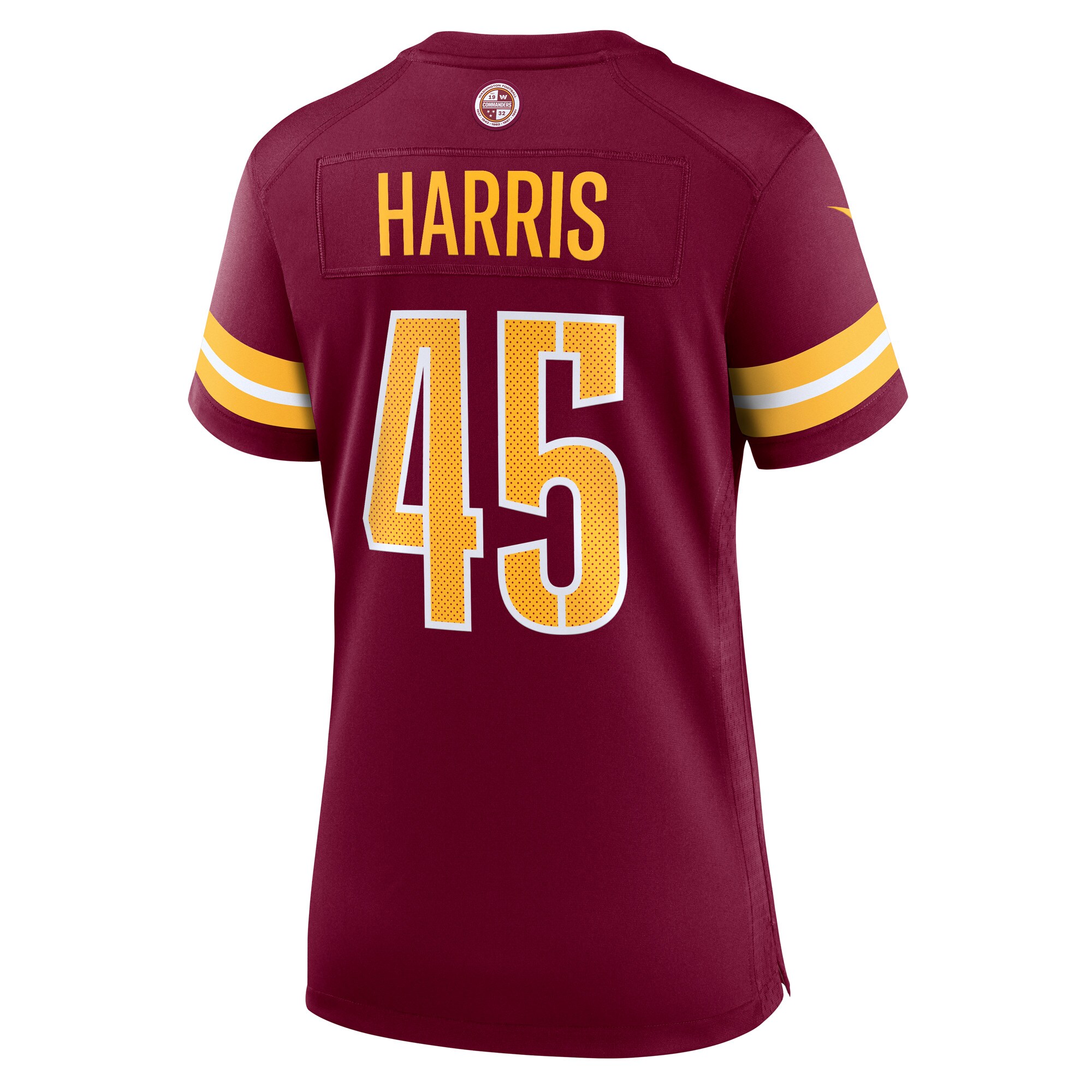 De'Jon Harris Washington Commanders Women's Game Player Jersey - Burgundy