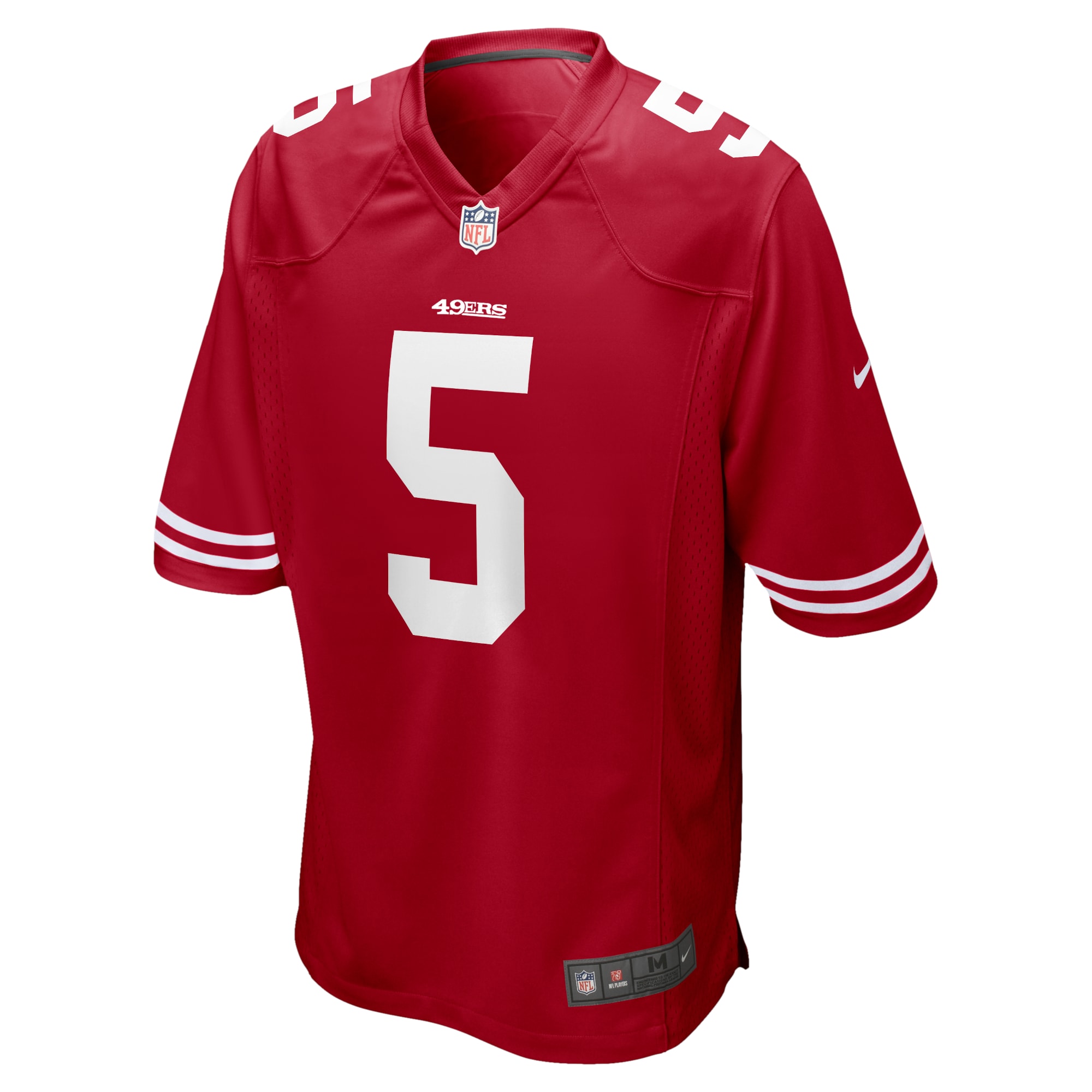 Trey Lance San Francisco 49ersYouth Player Game Jersey - Scarlet