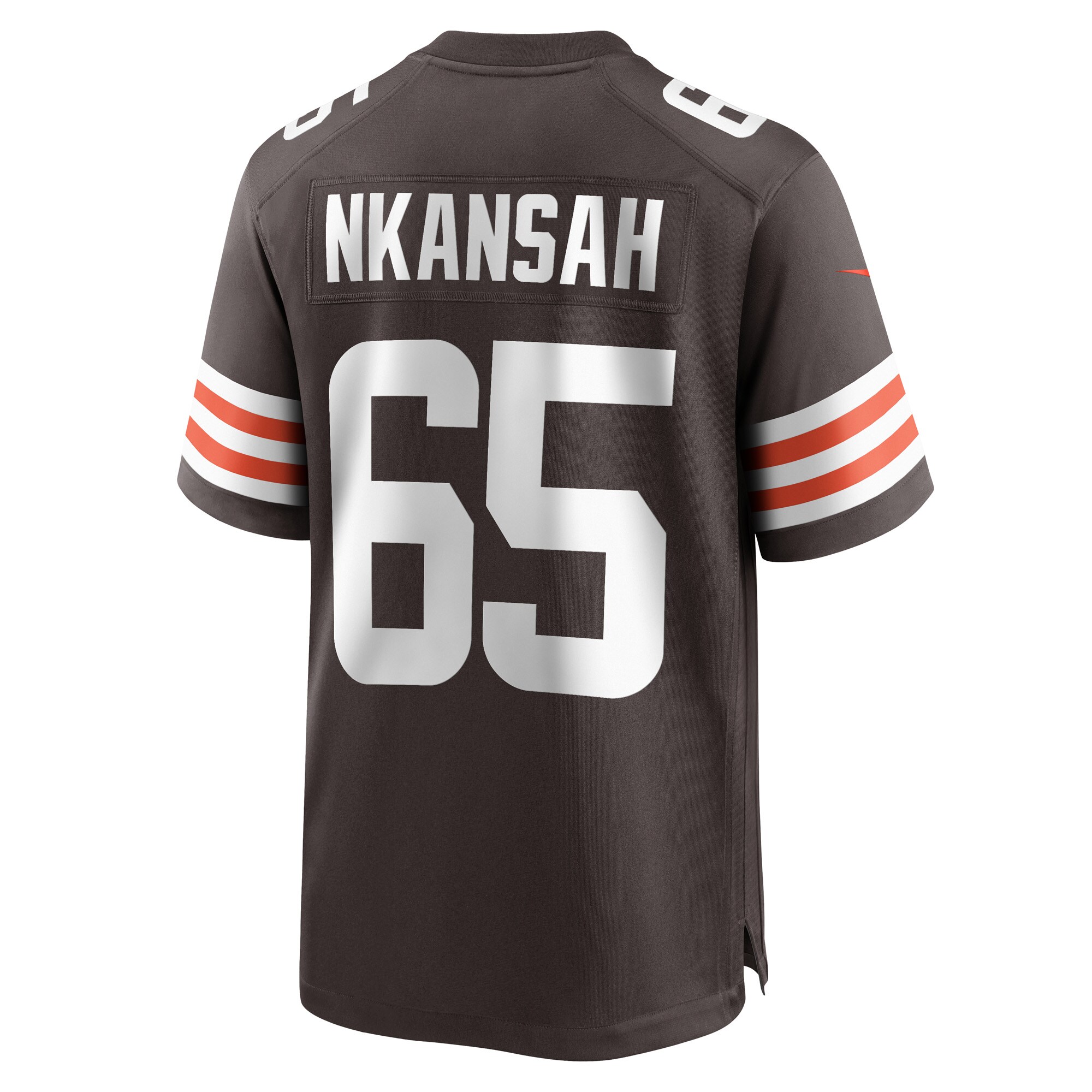 Elijah Nkansah Cleveland BrownsGame Player Jersey - Brown