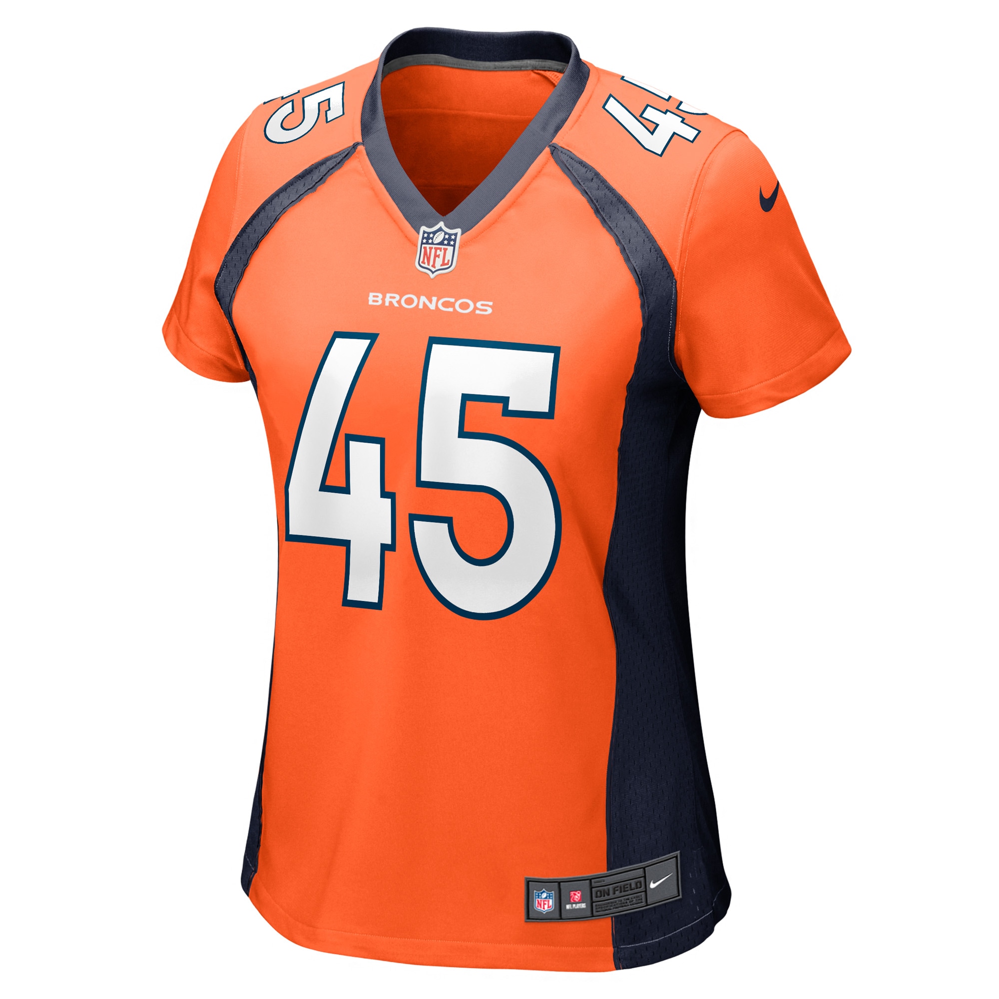 Christopher Allen Denver Broncos Women's Game Player Jersey - Orange