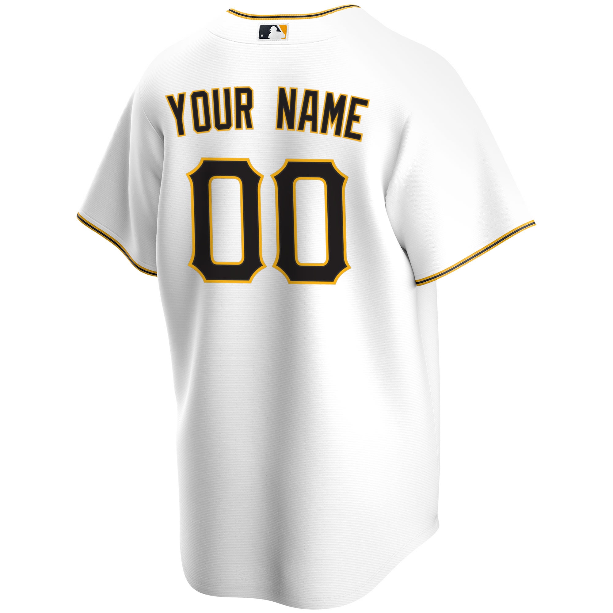 Pittsburgh PiratesHome Replica Custom Jersey - White