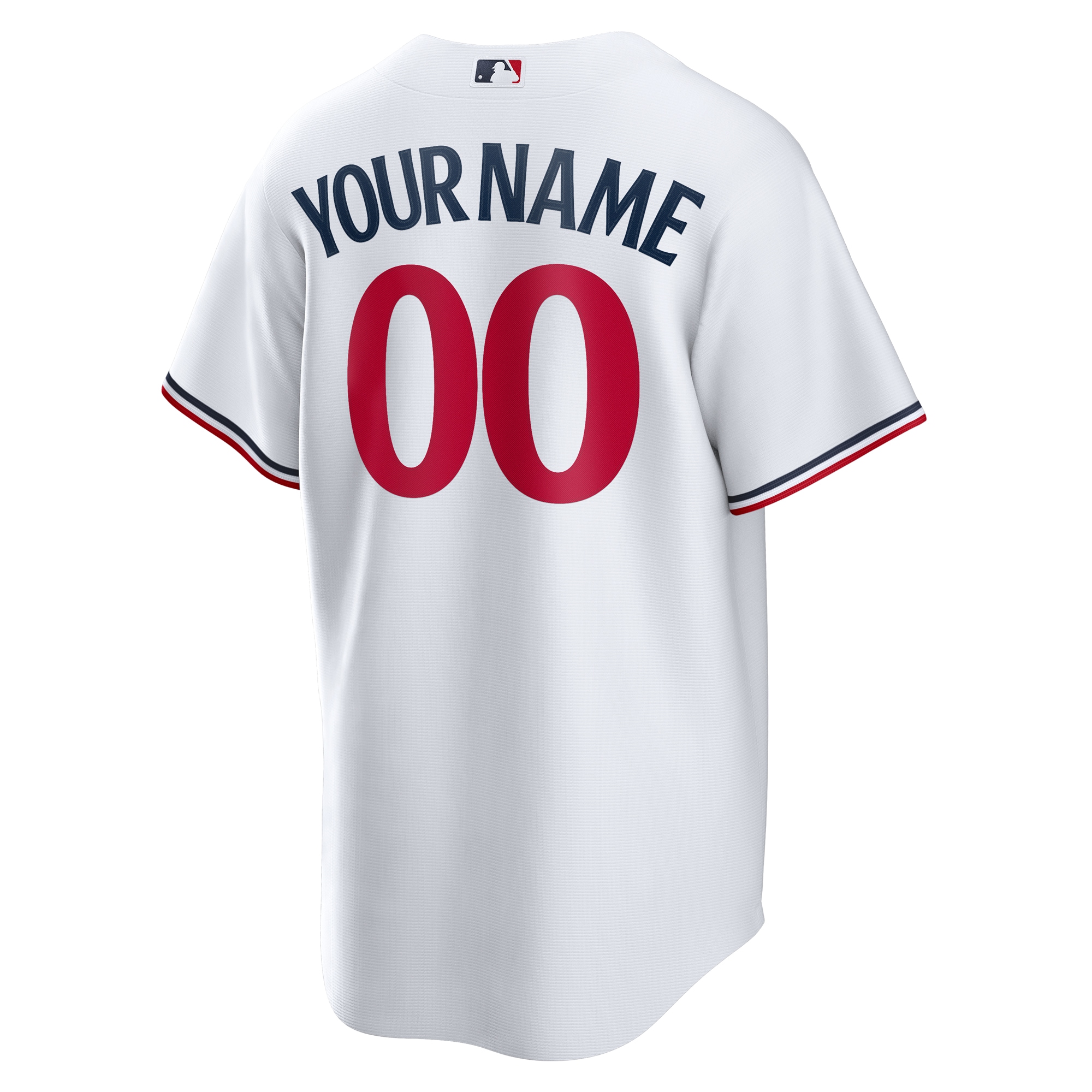 Minnesota TwinsHome Replica Custom Jersey - White