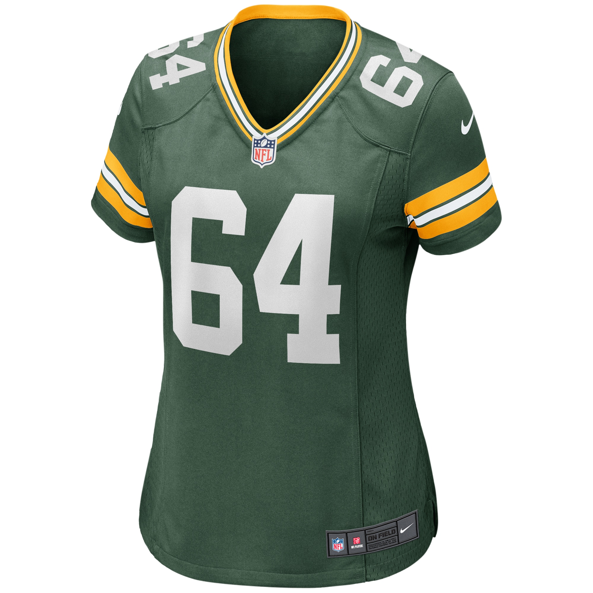 Jerry Kramer Green Bay Packers Women's Game Retired Player Jersey - Green