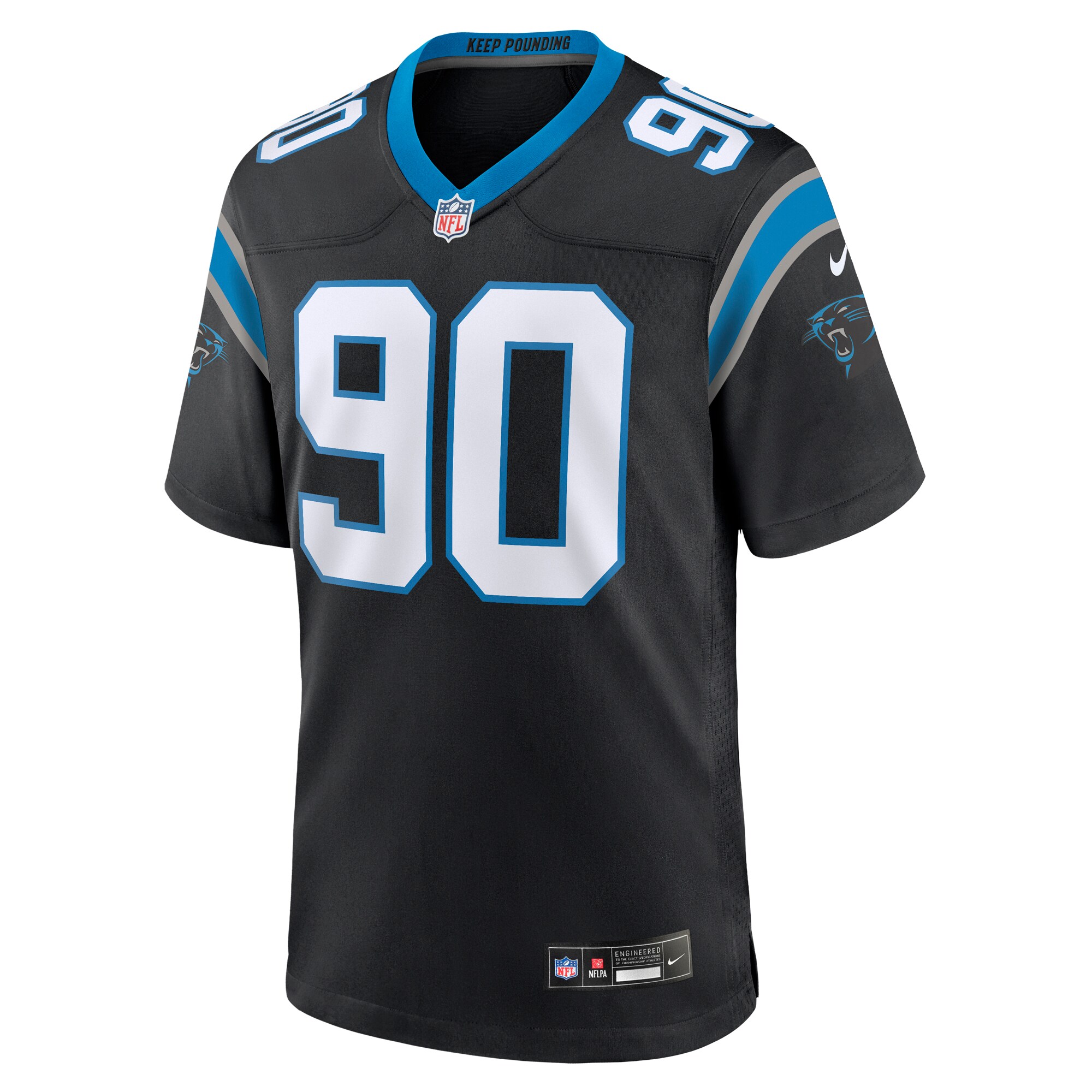 Amare Barno Carolina PanthersTeam Game Jersey - Black