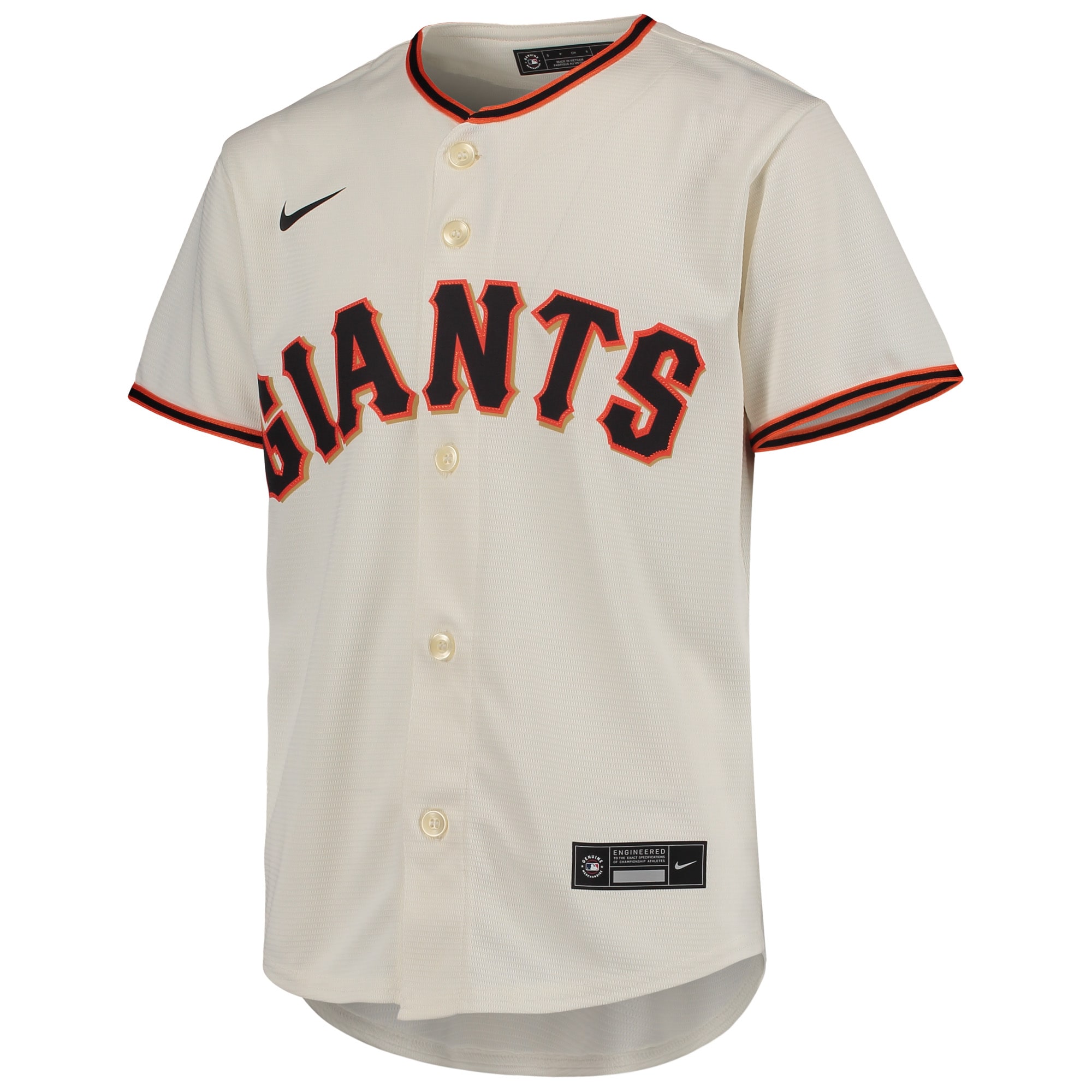 Mike Yastrzemski San Francisco GiantsYouth Alternate Replica Player Jersey - Cream
