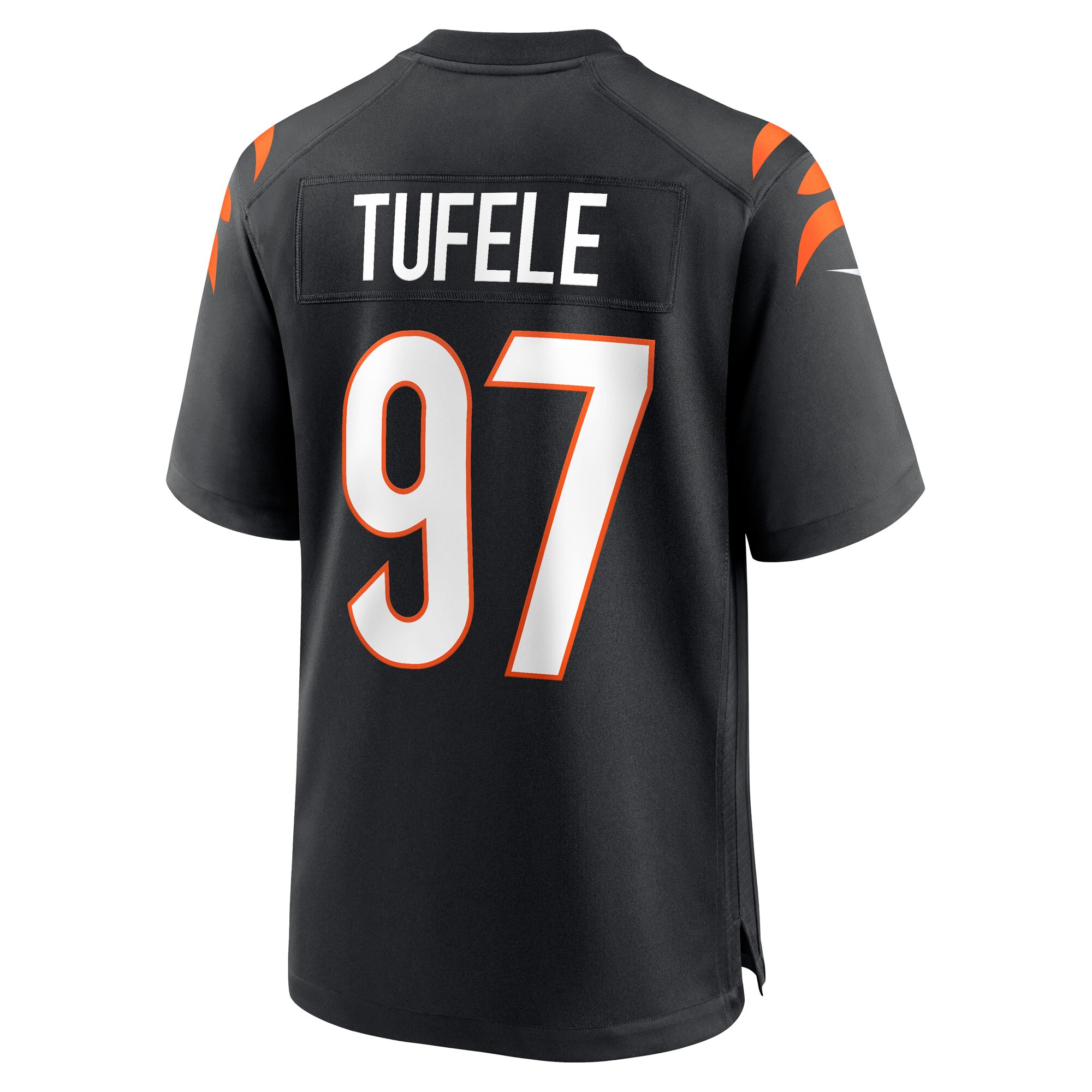 Jay Tufele Cincinnati BengalsGame Player Jersey - Black